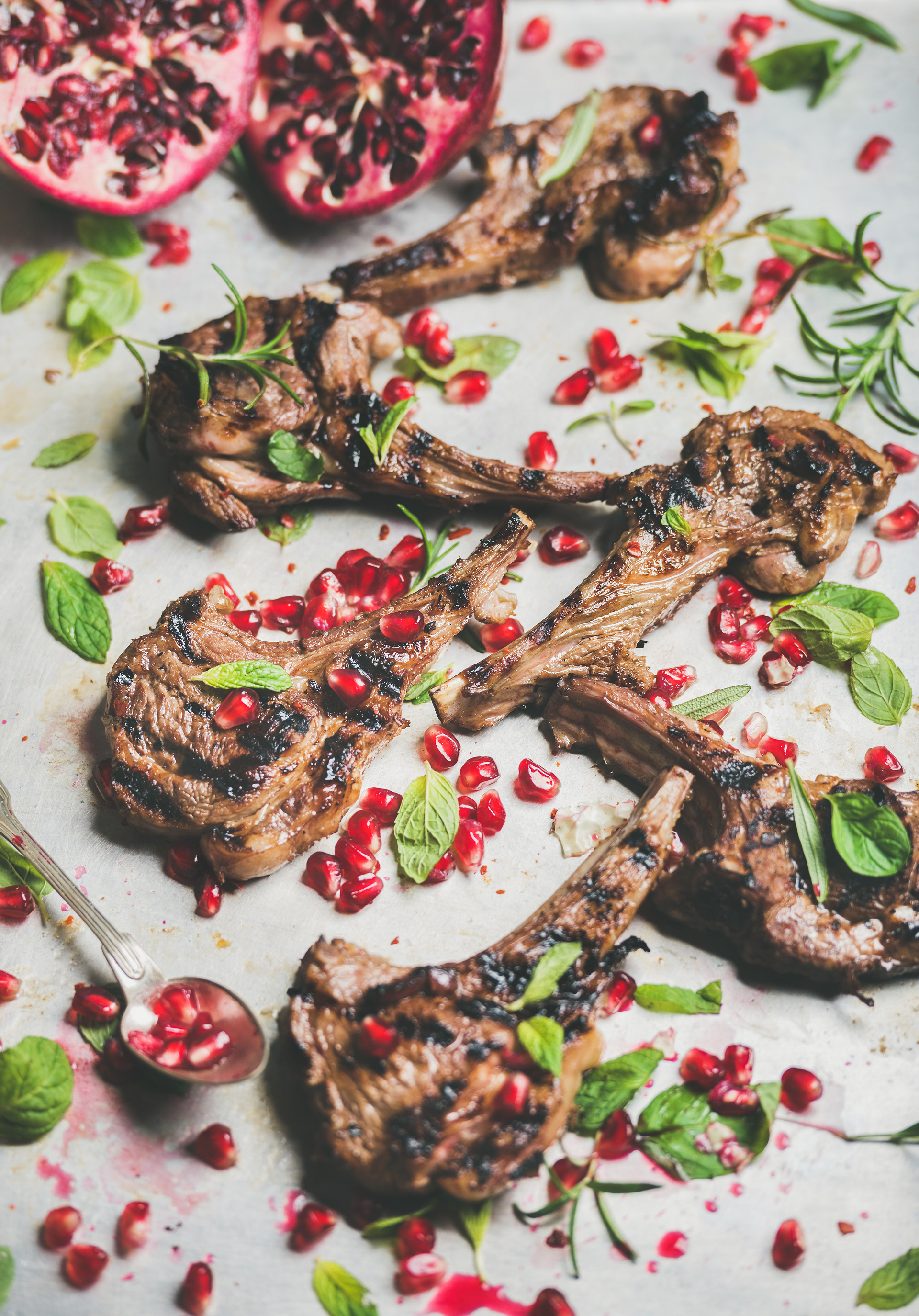 Afghan Tandoori Lamb Chops with Citrus Yogurt Drizzle