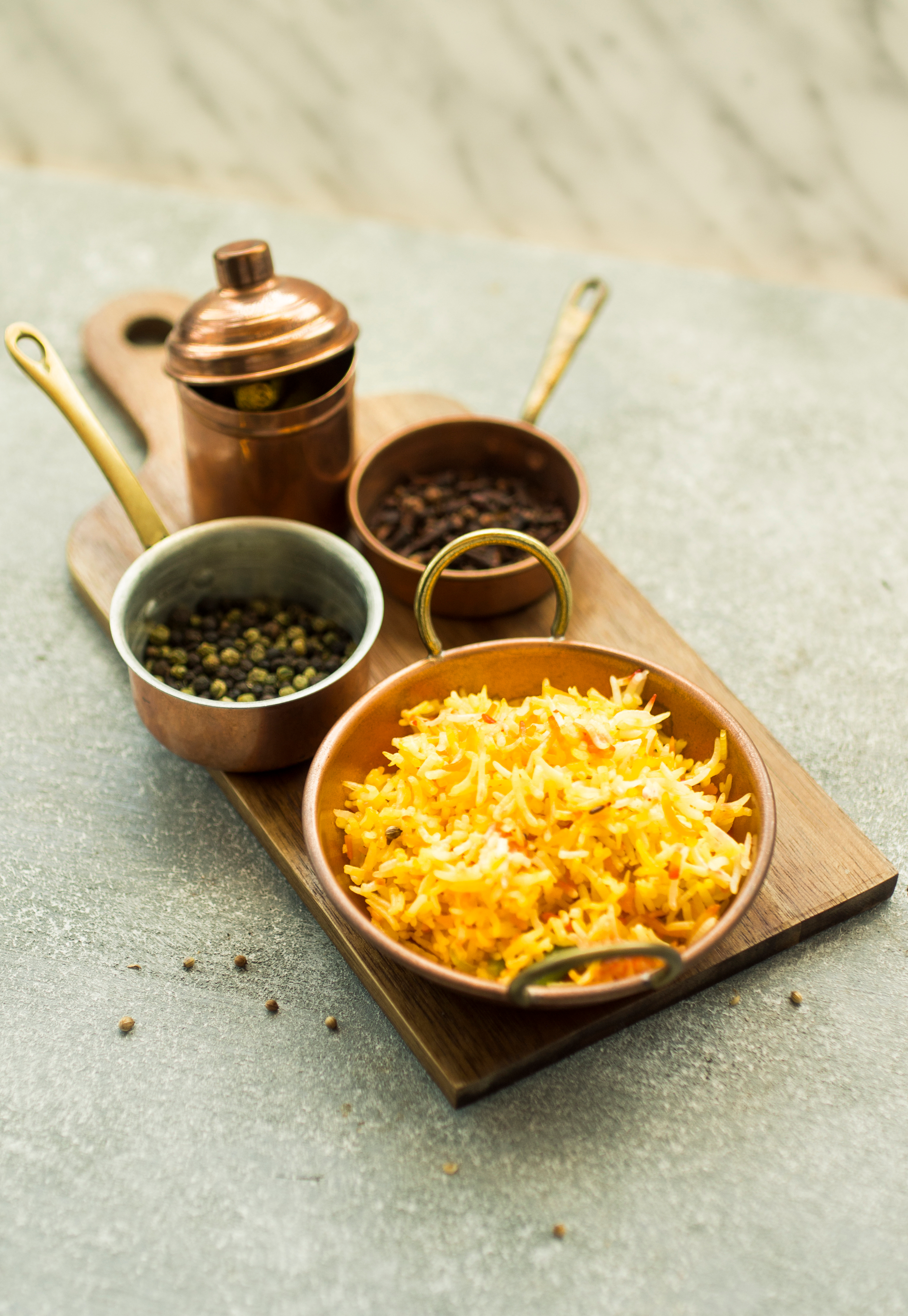 Aromatic Nepali Gundruk Rice with Turmeric Butter