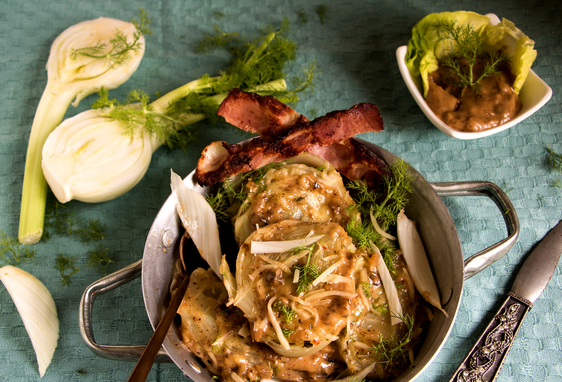 Belgian Endive and Ham Gratin with Mornay Sauce