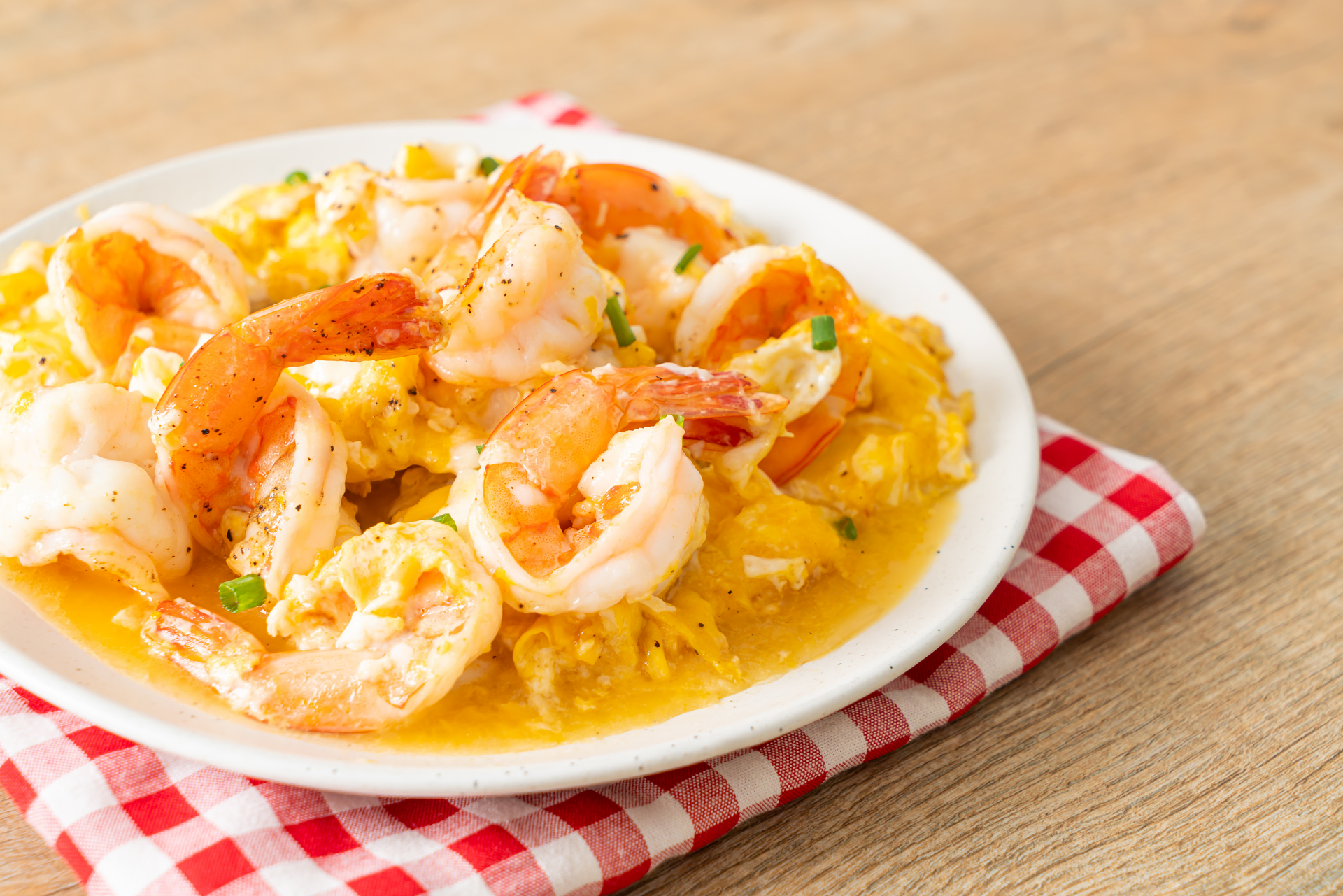 Brazilian Moqueca de Camarão — Main Course served and photographed from above