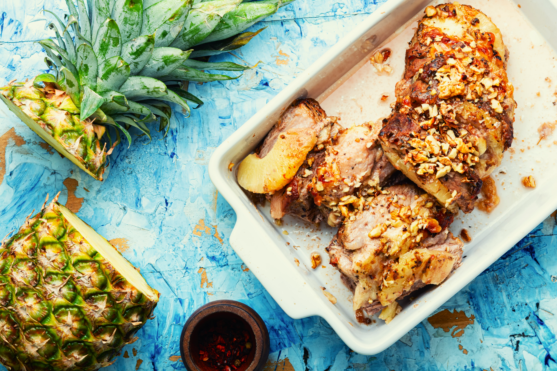 Caribbean Grilled Jerk Chicken with Pineapple Salsa