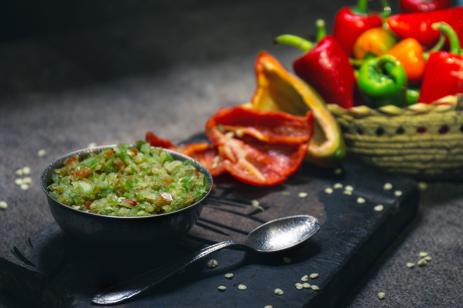 Chilean Pebre Sauce with Tomato and Coriander