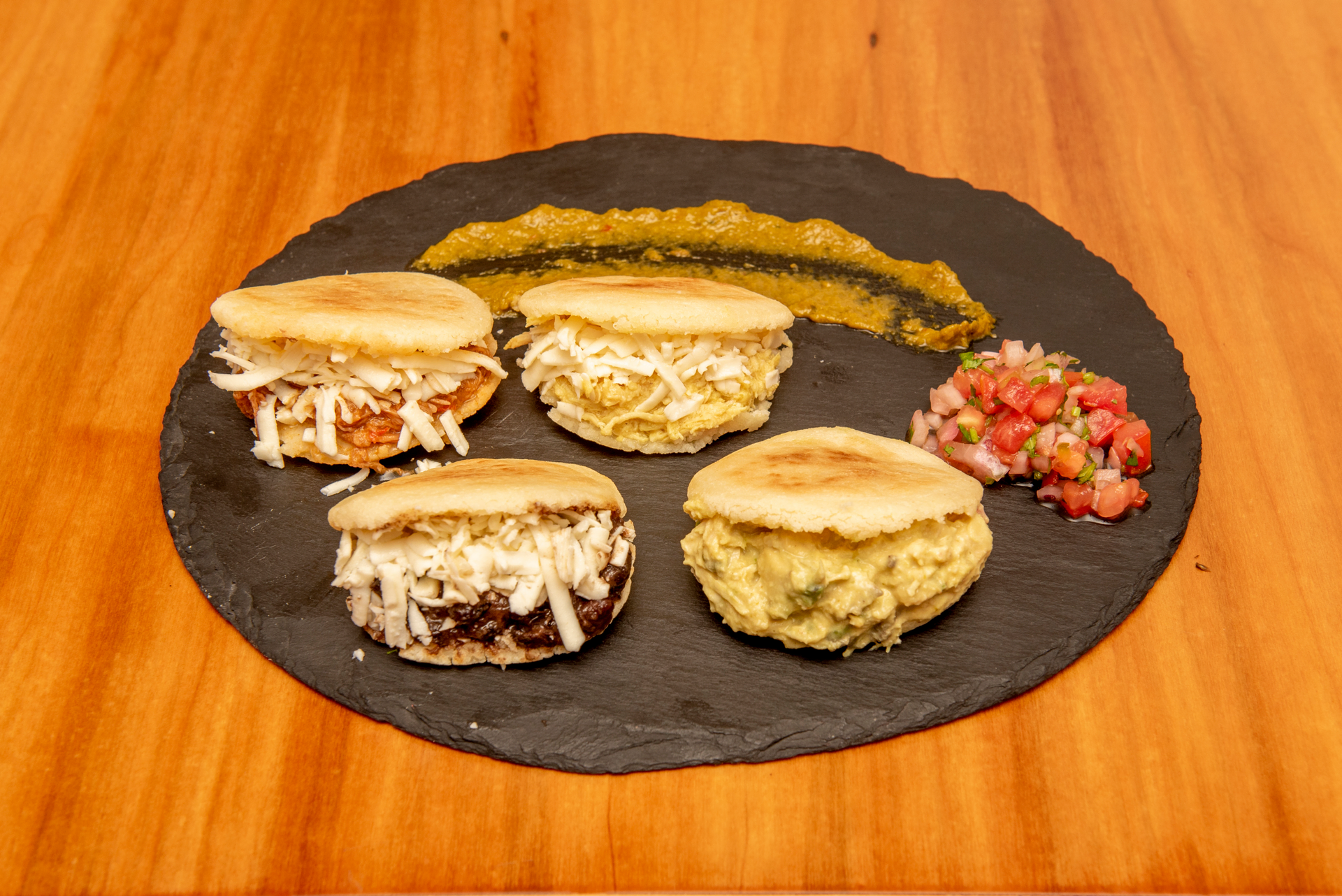 Colombian Butifarra Sabanera with Corn Arepas