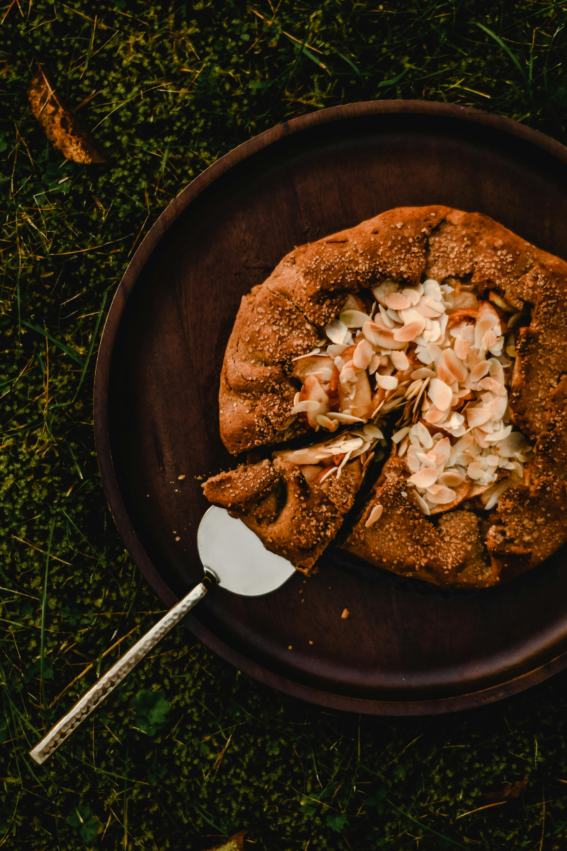 Overhead flat-lay of all ingredients for Earthy Bhutanese Buckwheat Pancakes with Wild Mushroom Stew laid out on a kitchen surface.