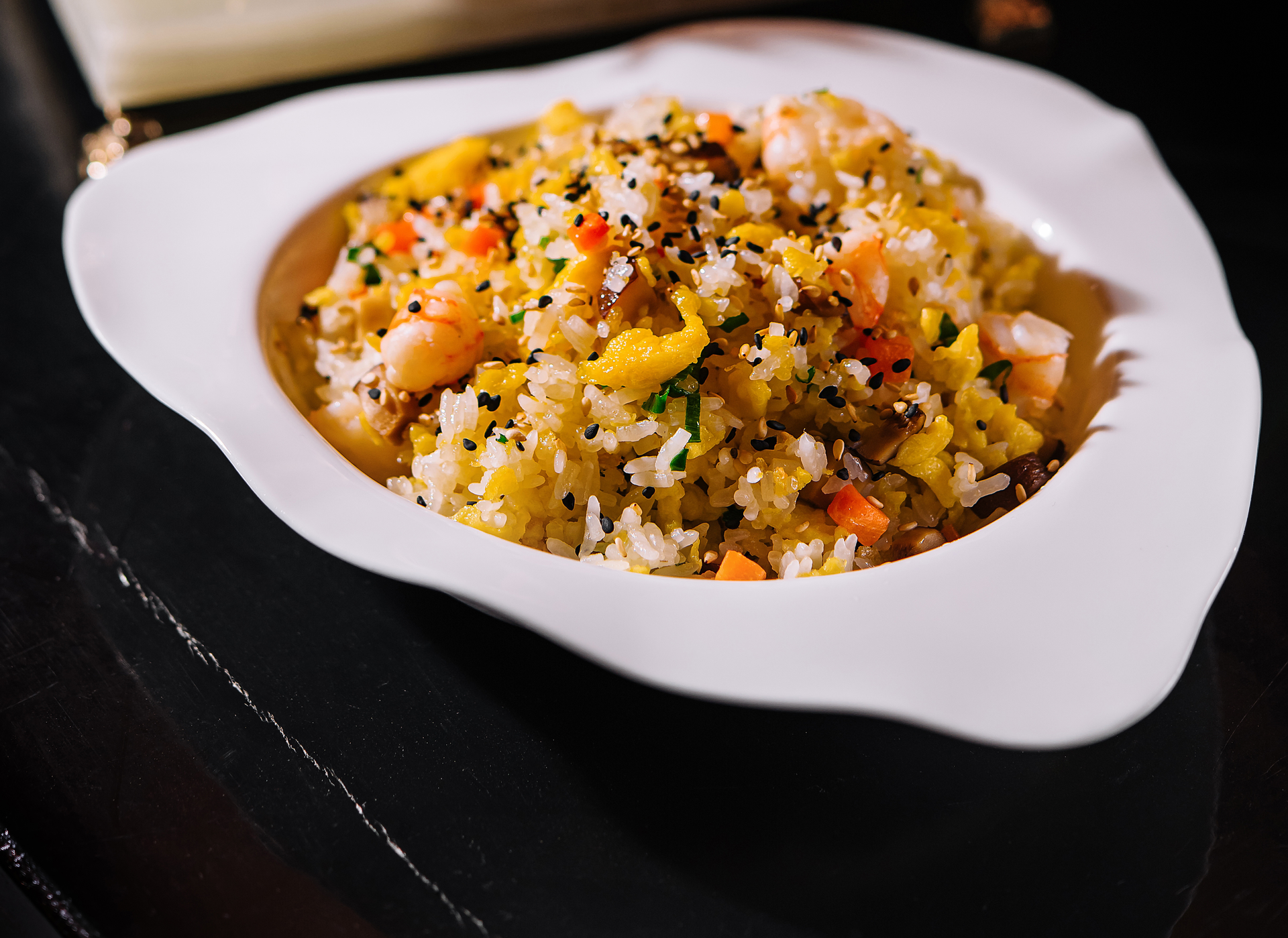 Ecuadorian Quinoa Encebollado — Main Course served and photographed from above