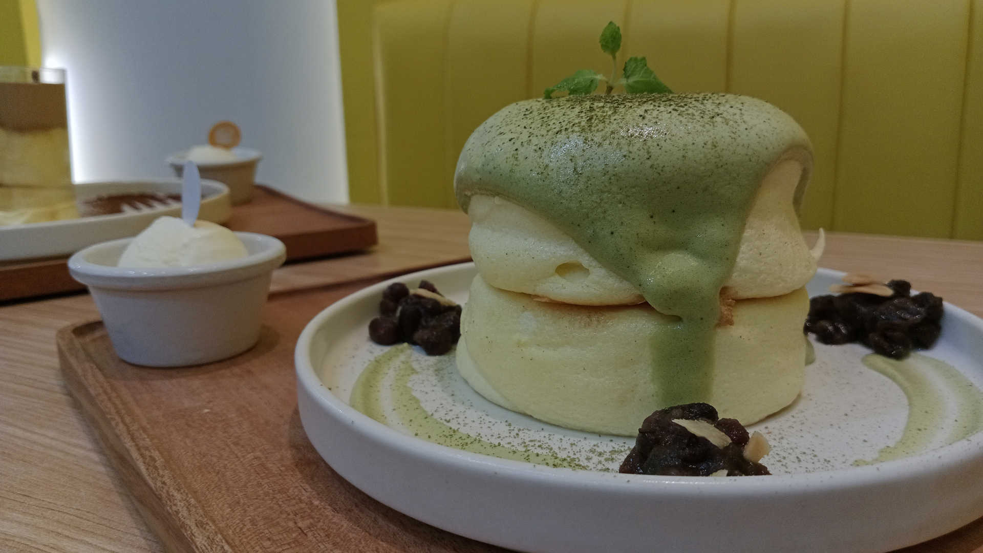 Ethereal Japanese Matcha White Chocolate Ganache Cake
