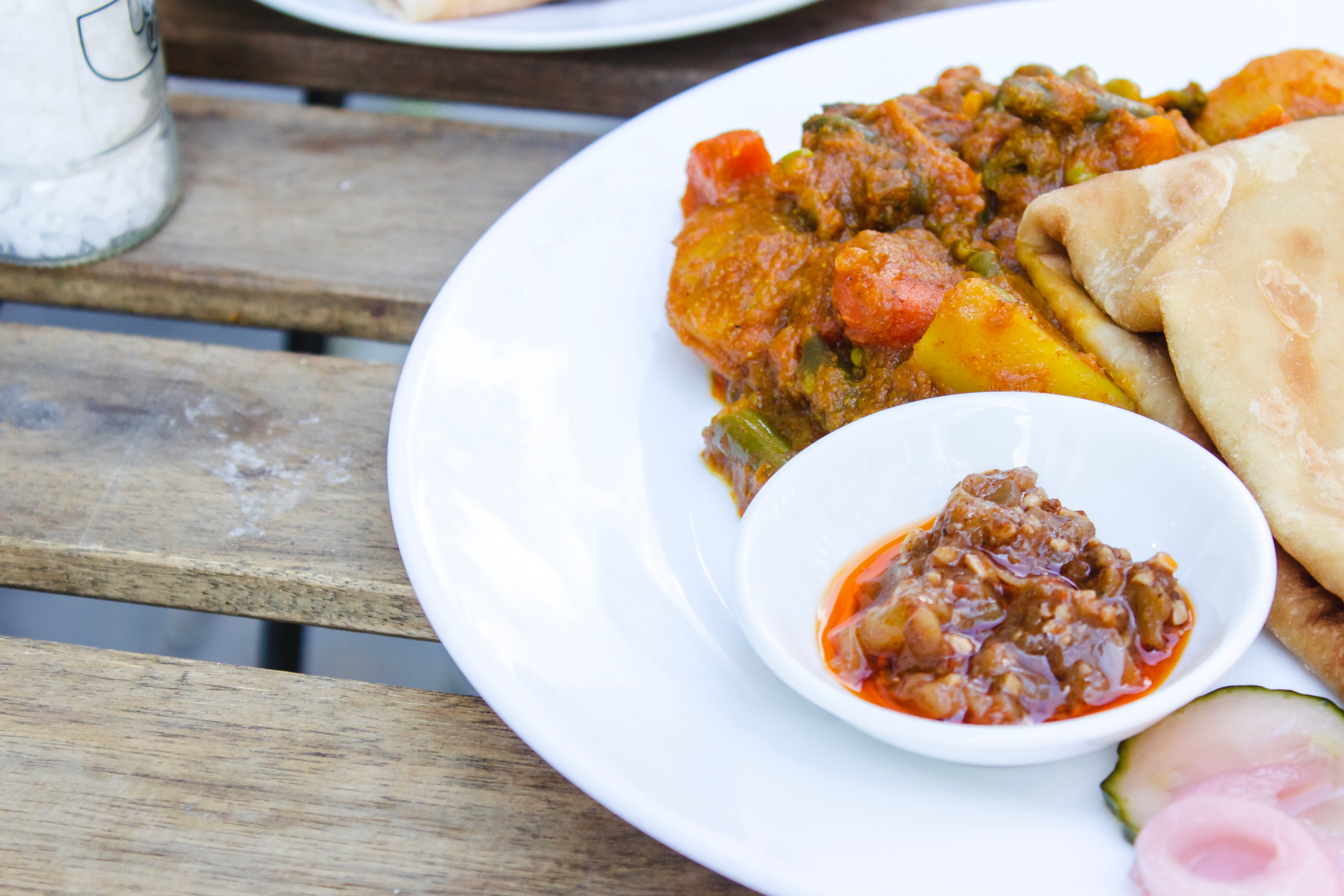 Ethiopian Doro Wat with Injera Bread