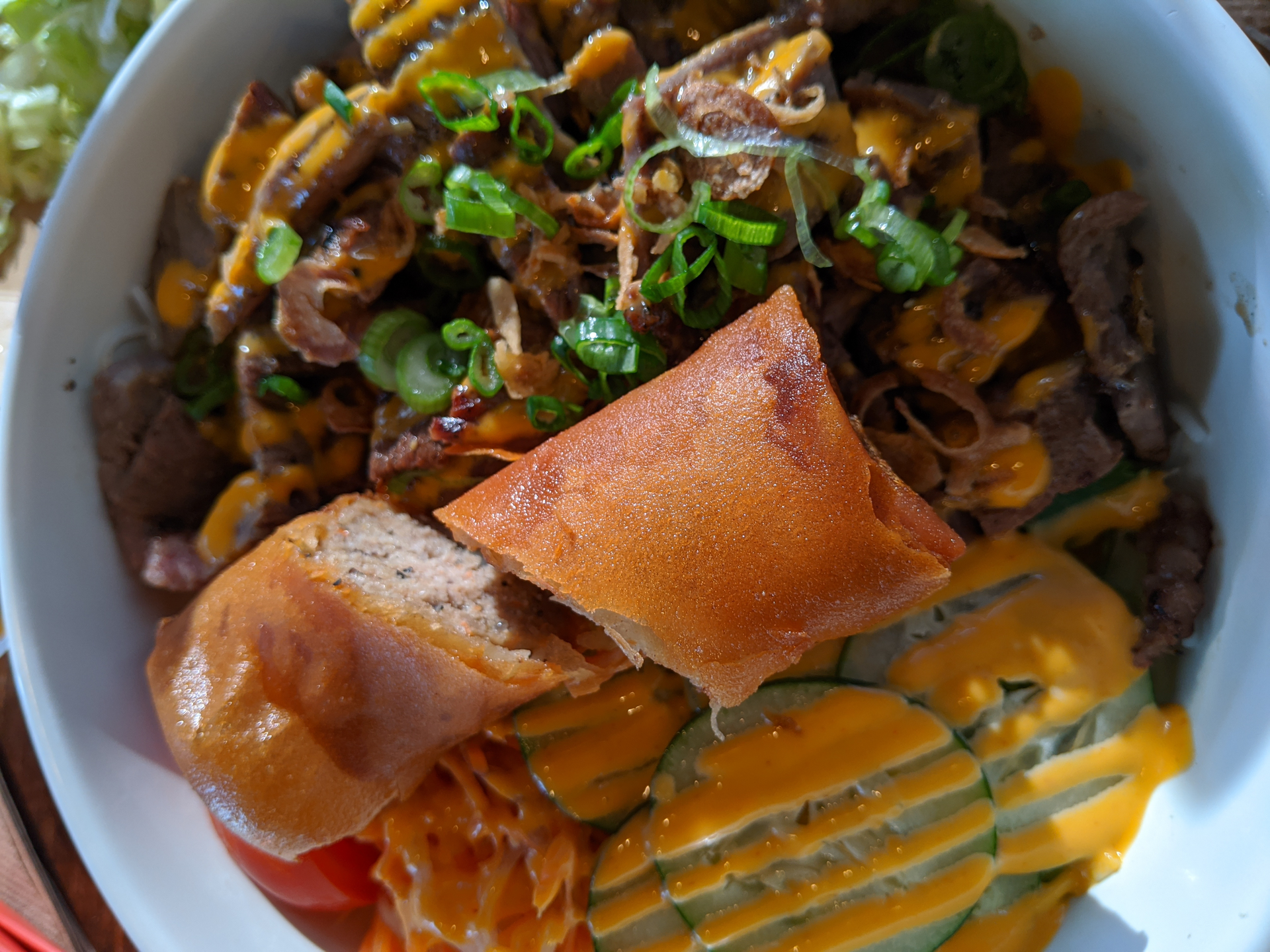 Fiery Ethiopian Awaze Beef Rolls — Main Course served and photographed from above