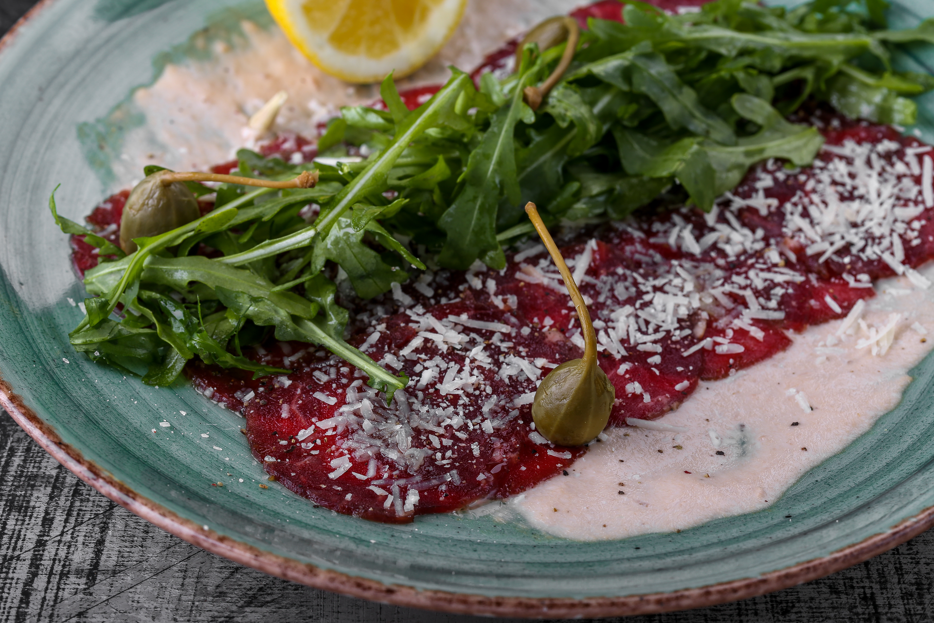 Finnish Läskisoosi with Lingonberry Relish — Main Course served and photographed from above