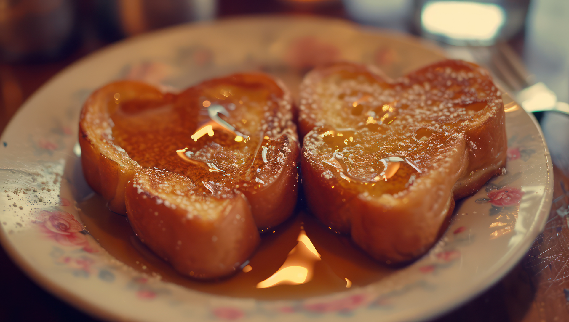 Fluffy Spanish Torrijas with Sweet Wine Soak — Dessert served and photographed from above