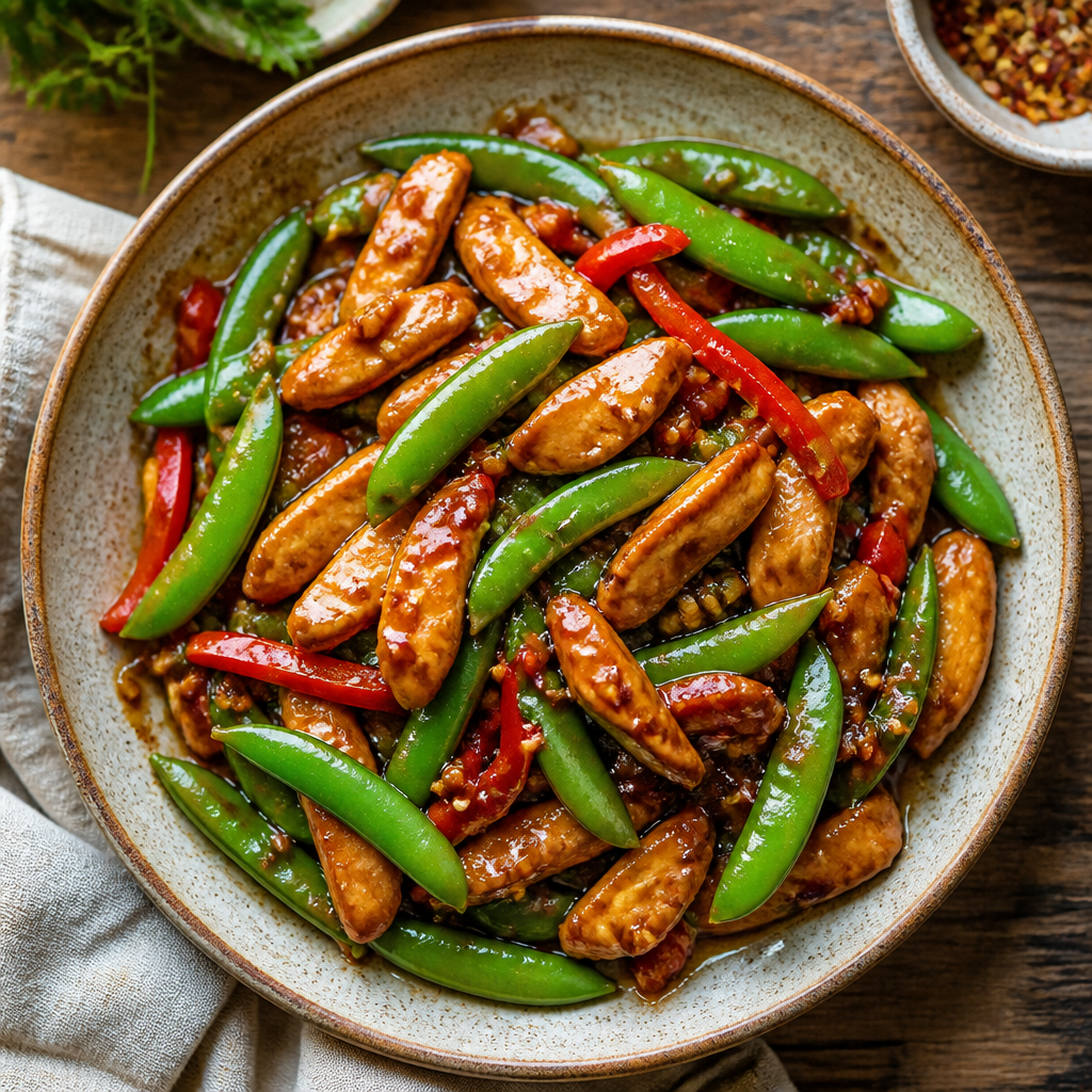 Ginger-Soy Honey Chicken Stir-Fry