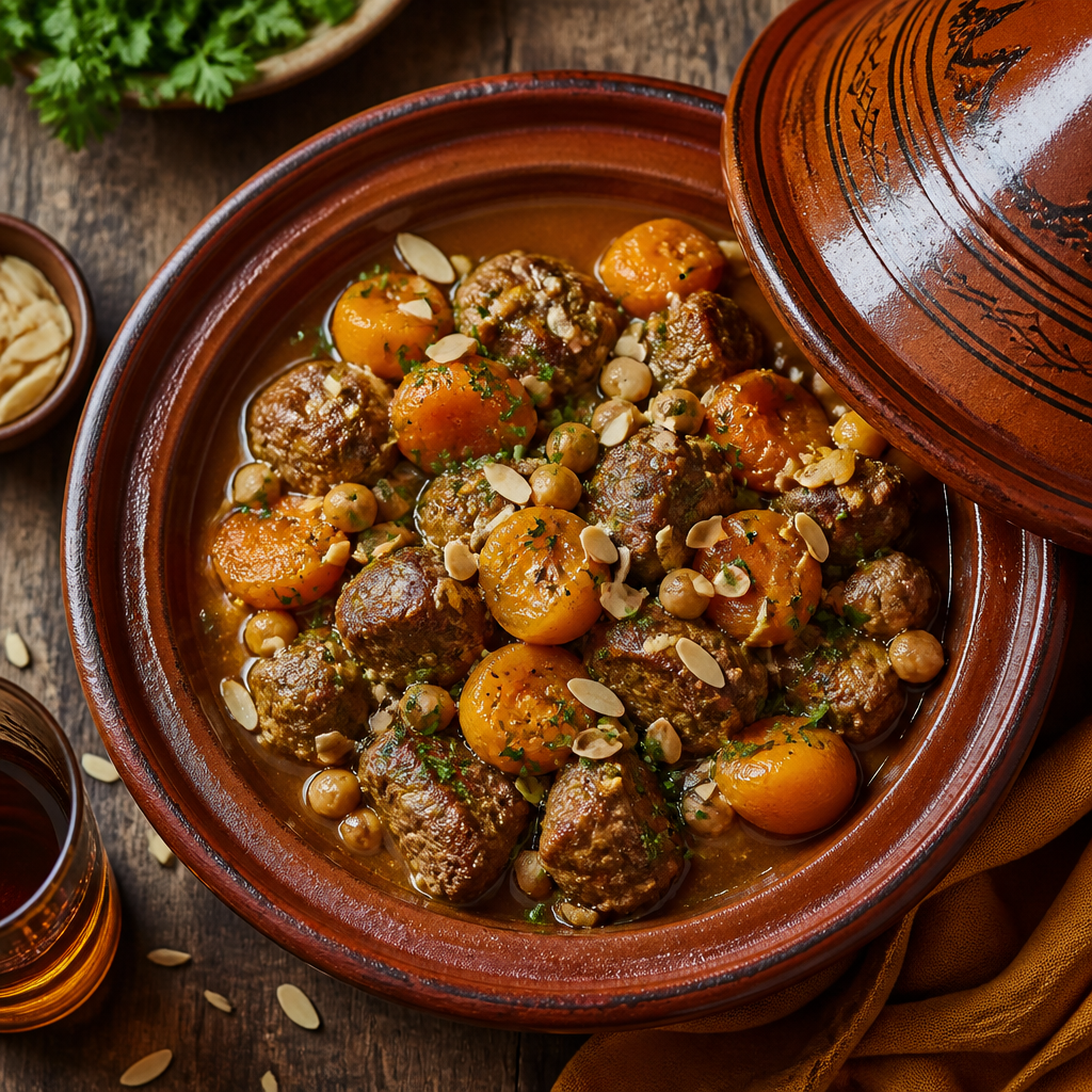 Lamb Tagine With Honeyed Summer Apricots
