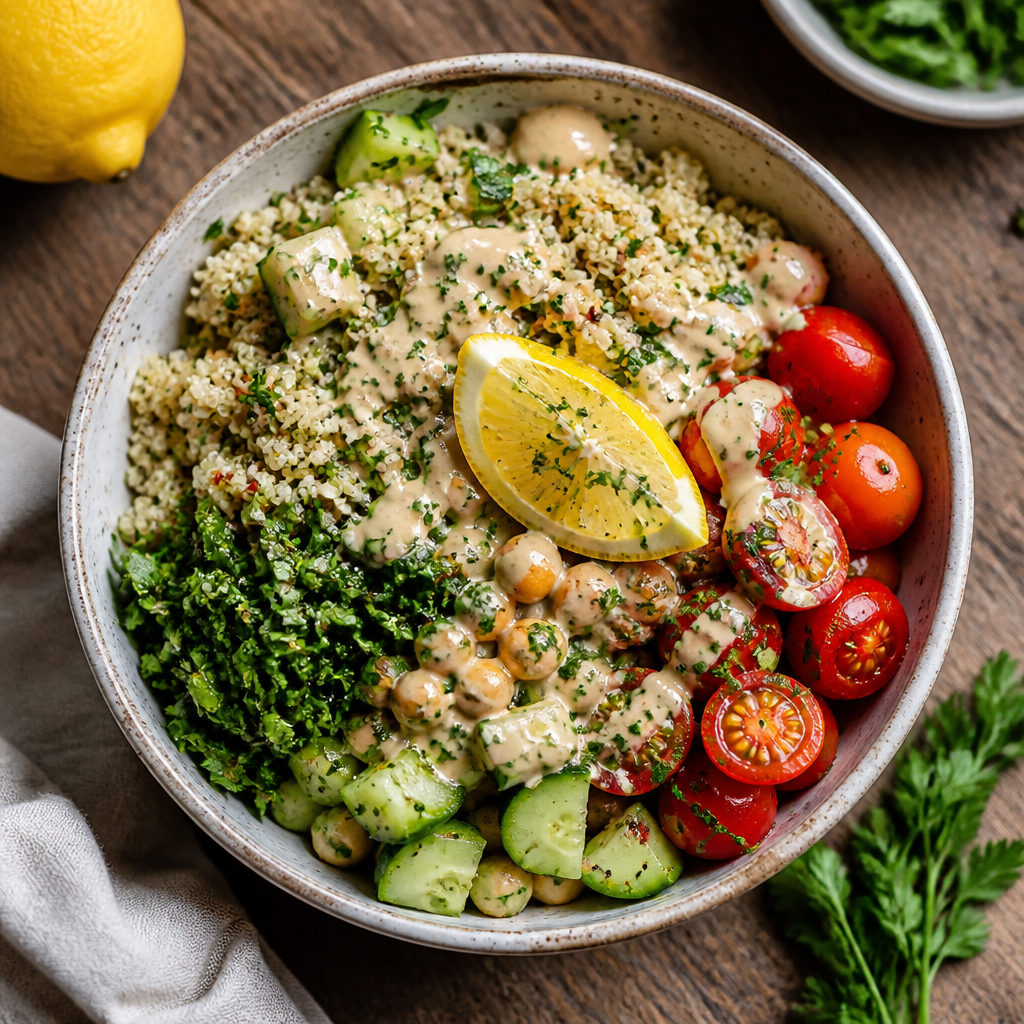 Lemon Herb Quinoa Power Bowl