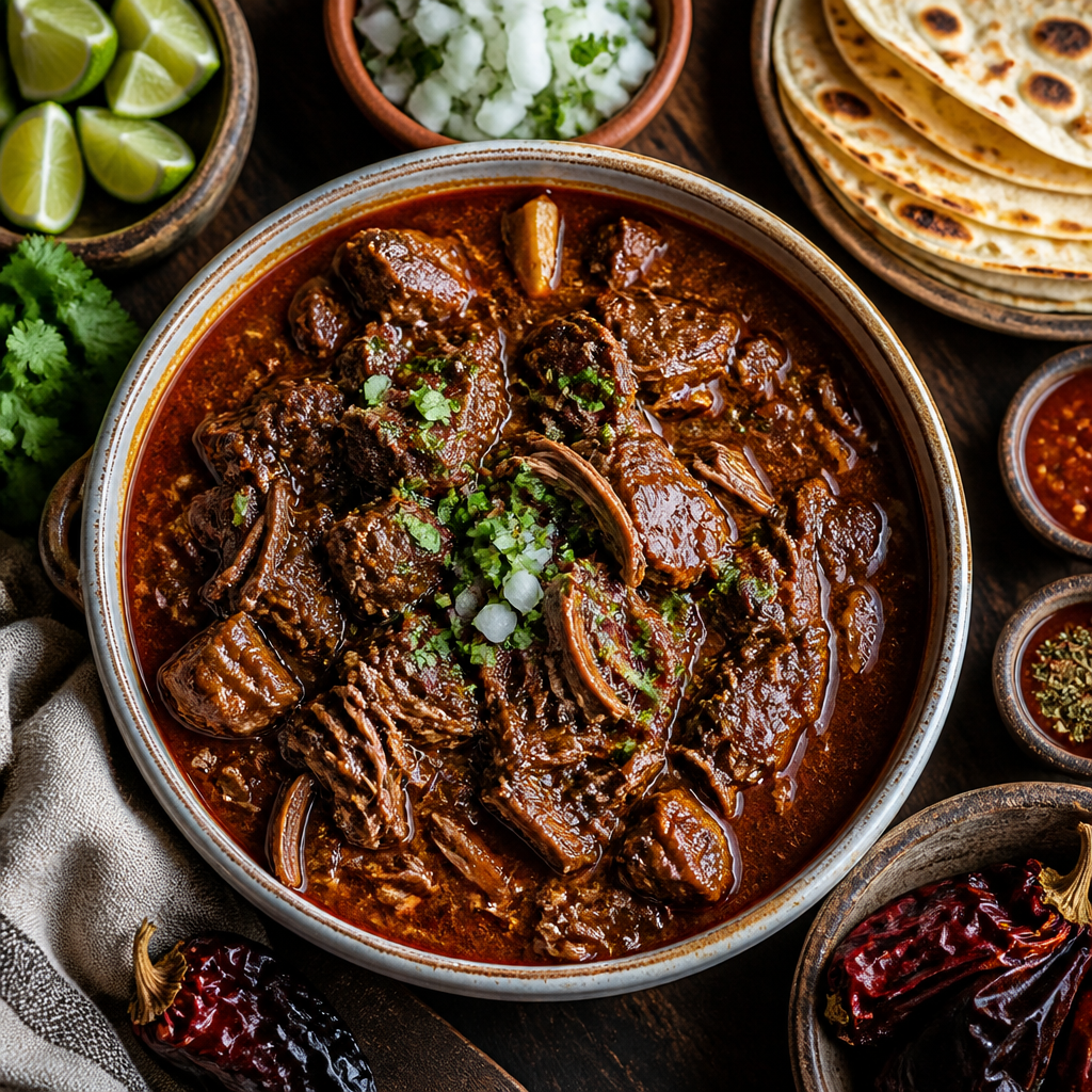 Slow-Braised Beef Birria Adobo