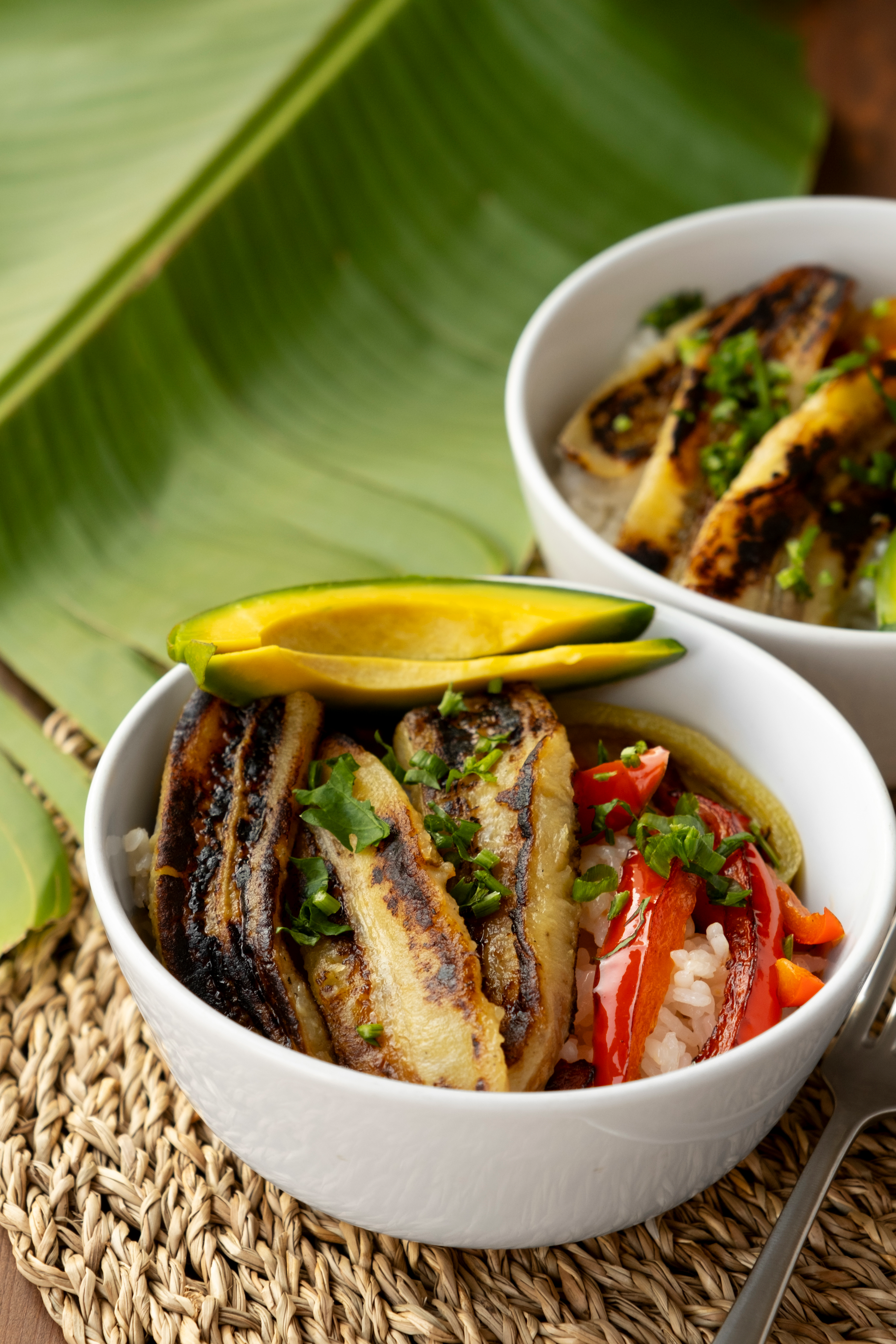 Hearty Cuban Ajiaco with Yucca and Plantains — Main Course served and photographed from above