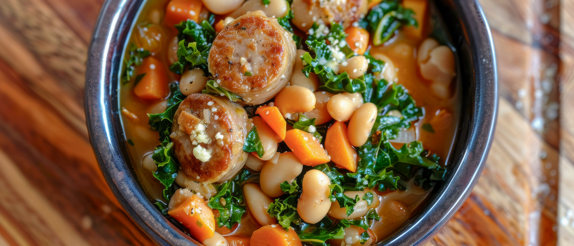 Hearty Italian Sausage and Kale White Bean Stew