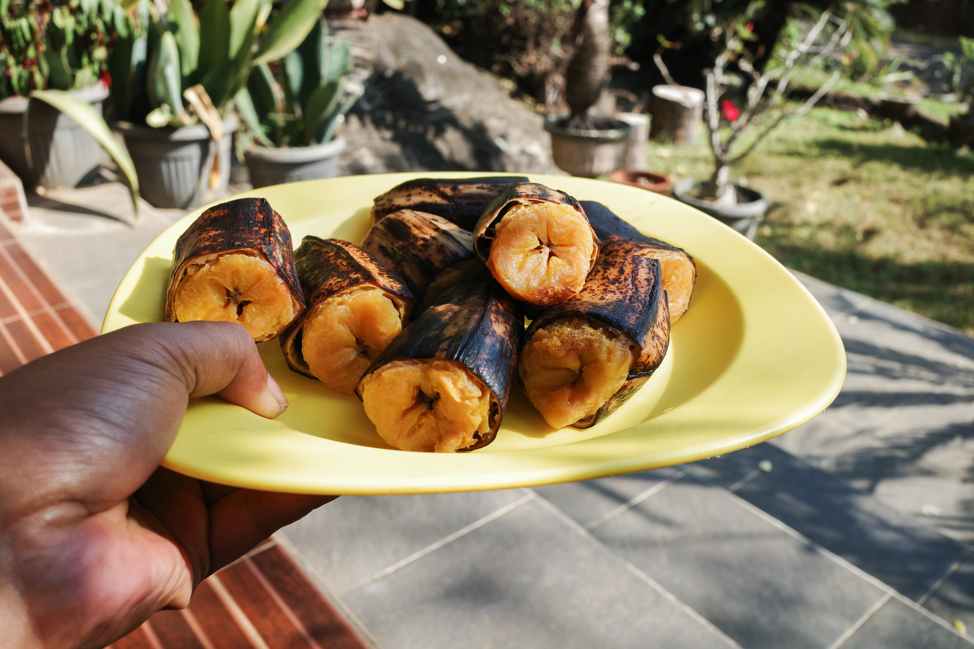 Ivorian Alloco with Fried Sweet Plantains