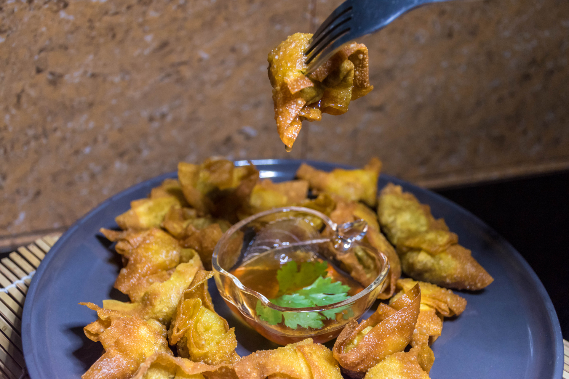 Overhead flat-lay of all ingredients for Jamaican Festival Fritters with Lime Aioli laid out on a kitchen surface.