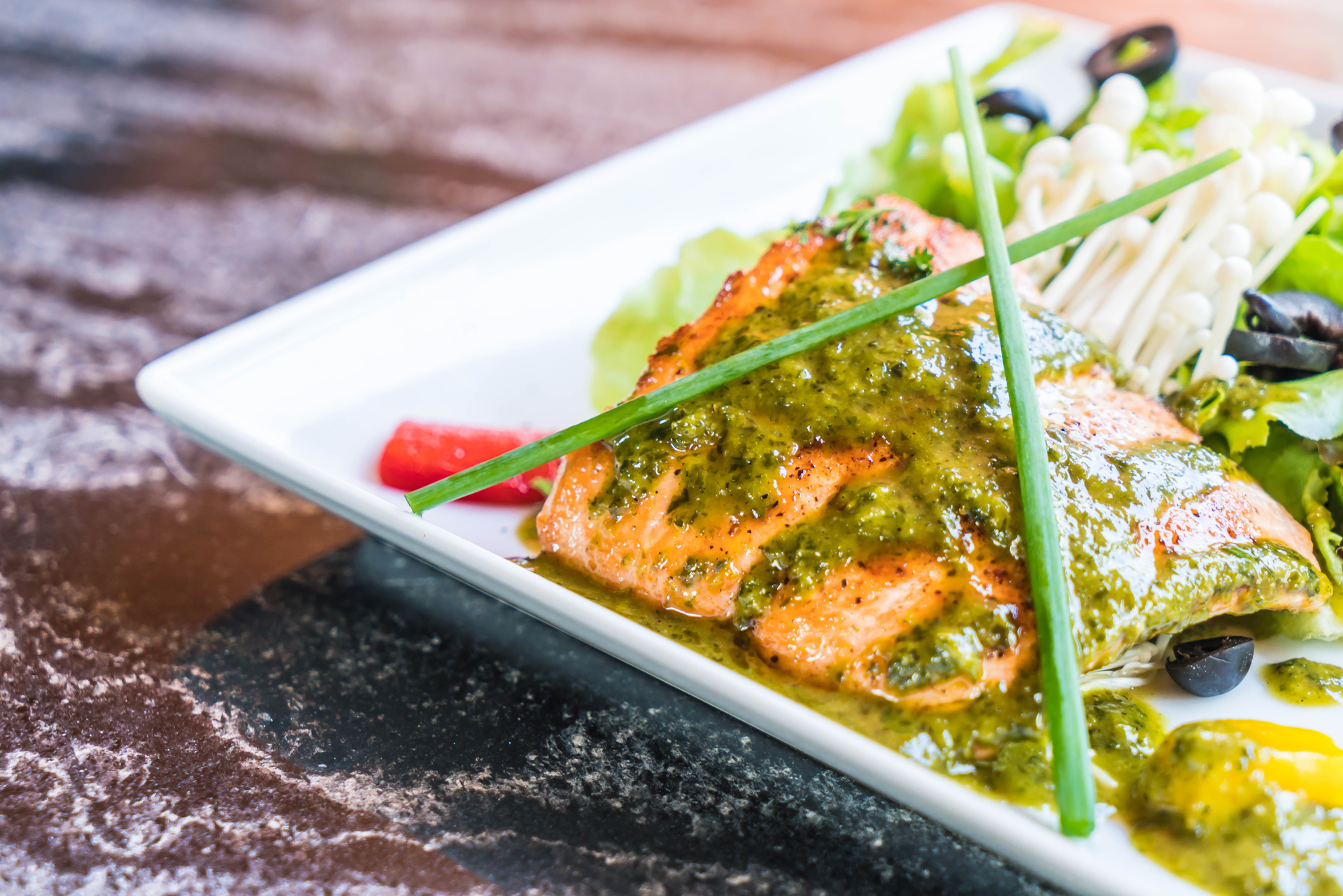 Luxurious Nigerian Ofe Nsala with Fresh Catfish and Lime — Soup served and photographed from above