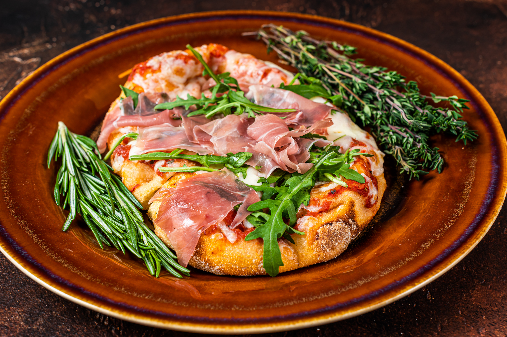Maltese Bragoli with Bacon and Rosemary Stuffing — Main Course served and photographed from above