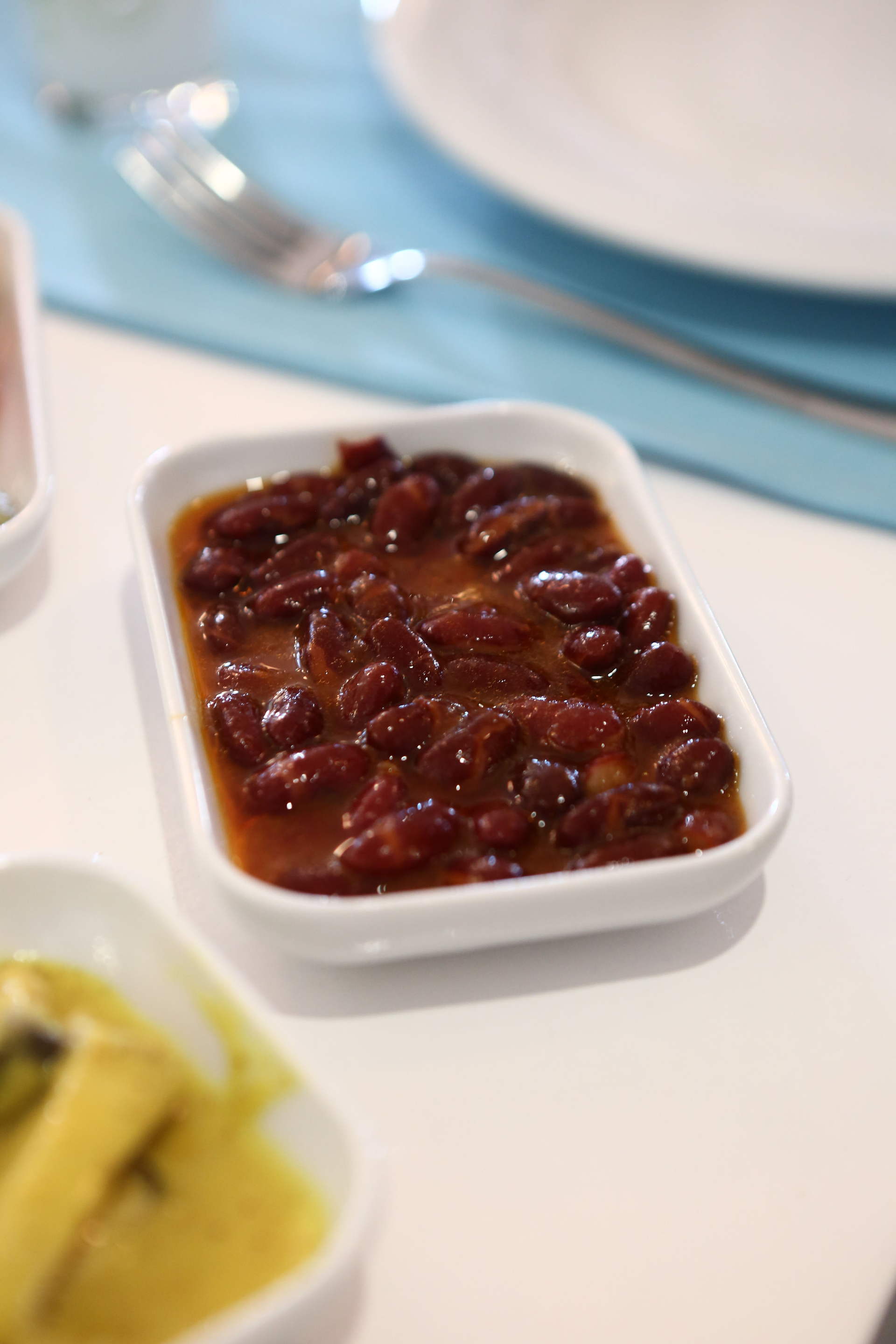 Mexican Chilorio with Spicy Adobo Sauce — Main Course served and photographed from above