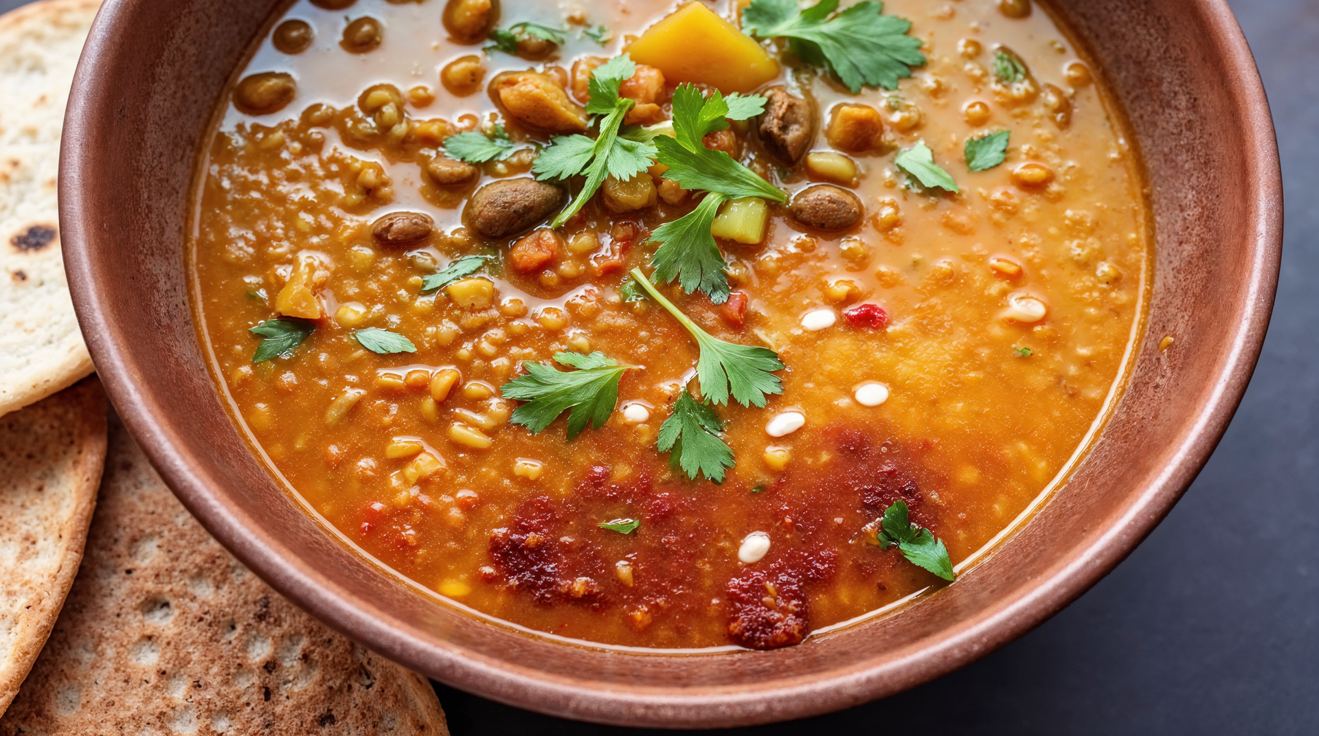 Moroccan Spiced Lentil Soup