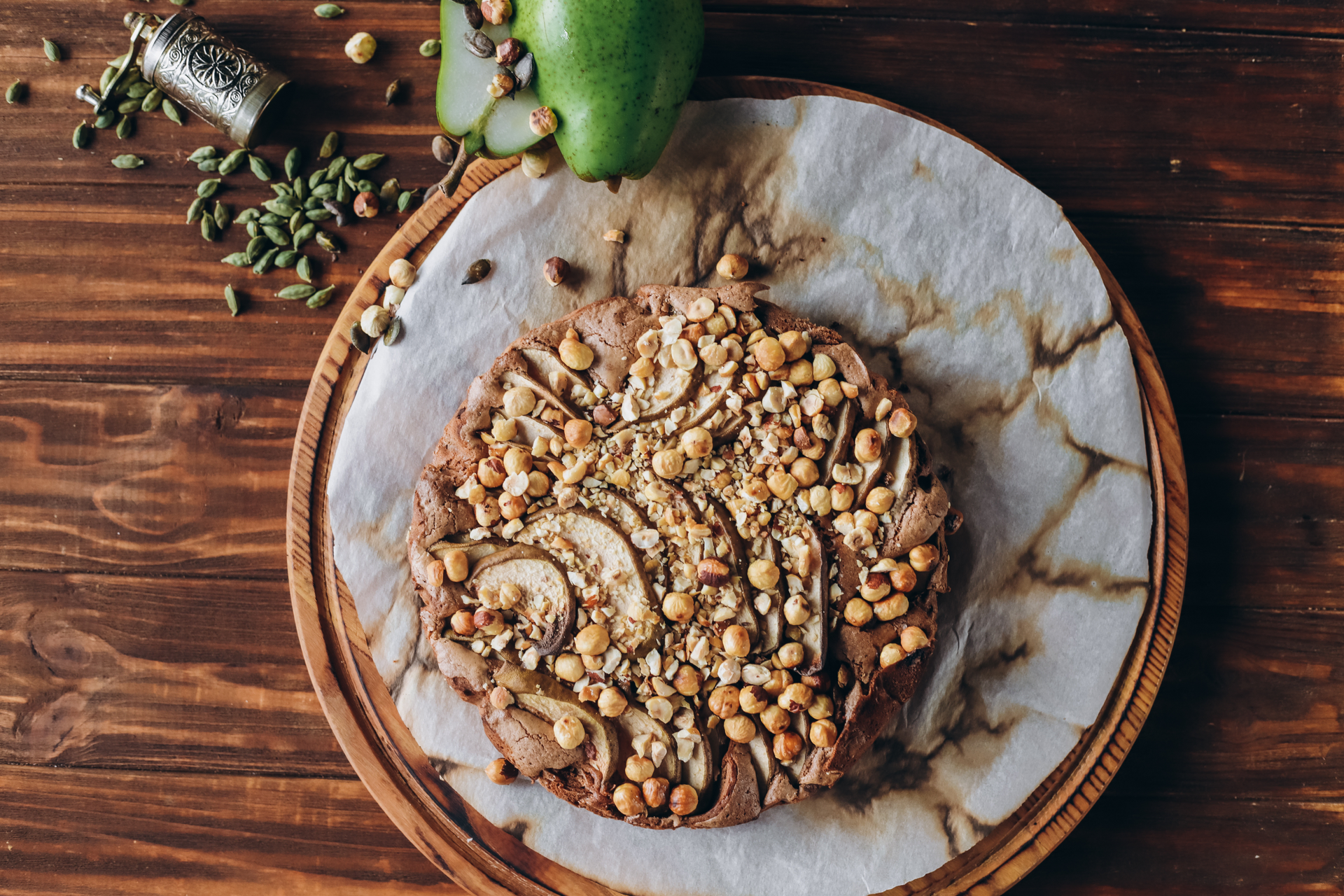 Nutty Greek Walnut Cake with Orange Blossom Glaze