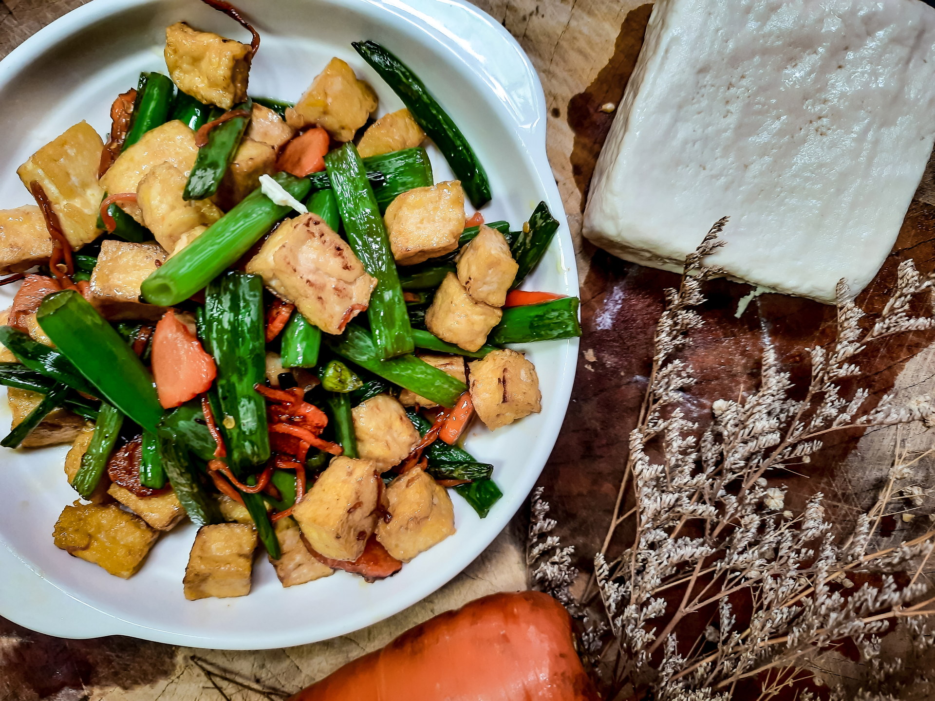 Nutty Senegalese Yassa Tofu with Lime and Chili