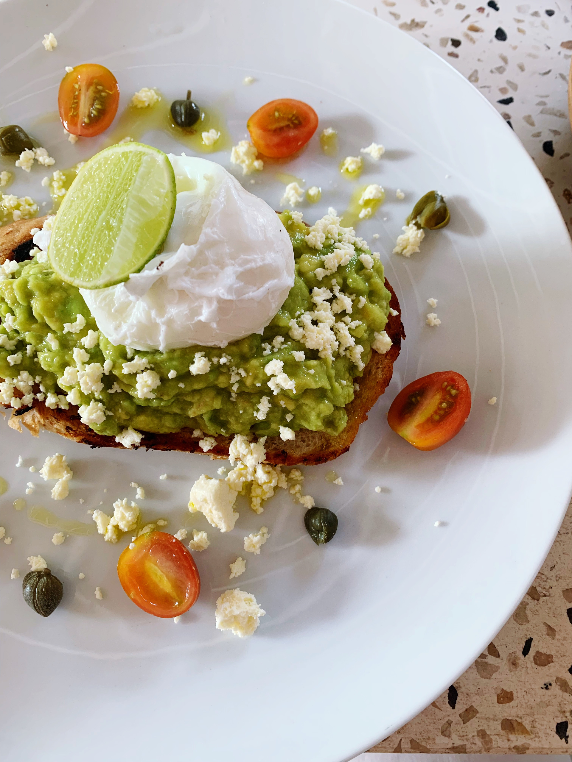 Peruvian Avocado Lime Tartare with Quinoa Crisps