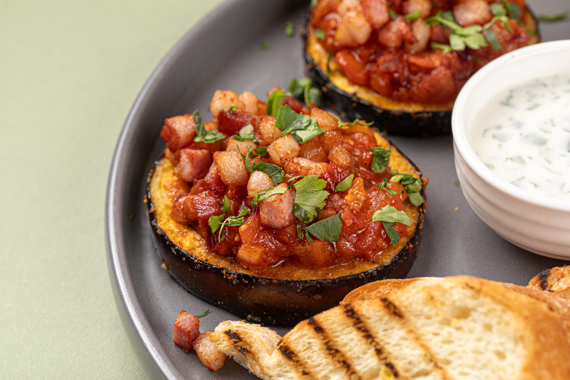 Portuguese Bean and Chorizo Stew with Garlic Toast