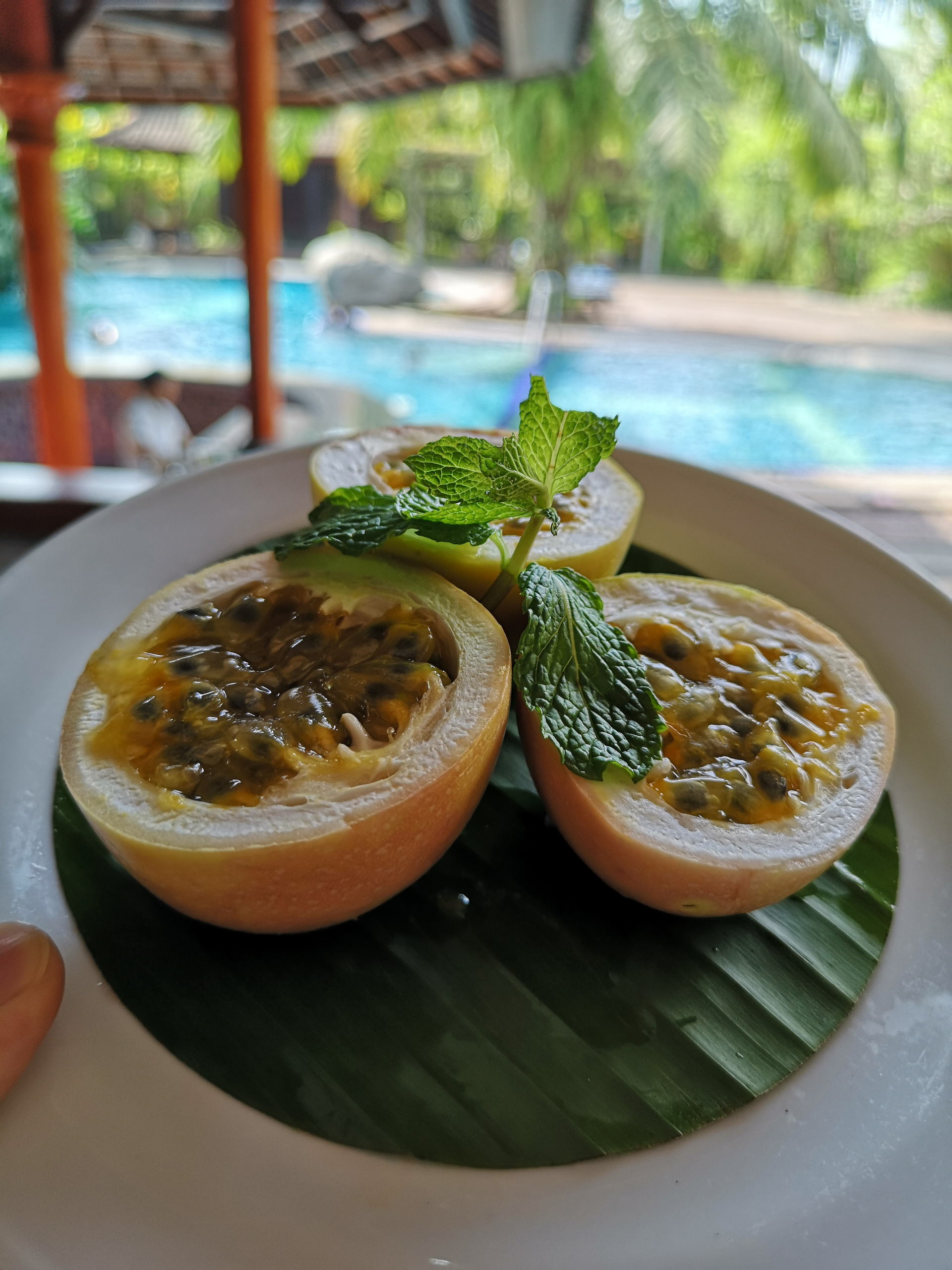 Overhead flat-lay of all ingredients for Refreshing Colombian Lulada with Lulo Fruit and Lime laid out on a kitchen surface.