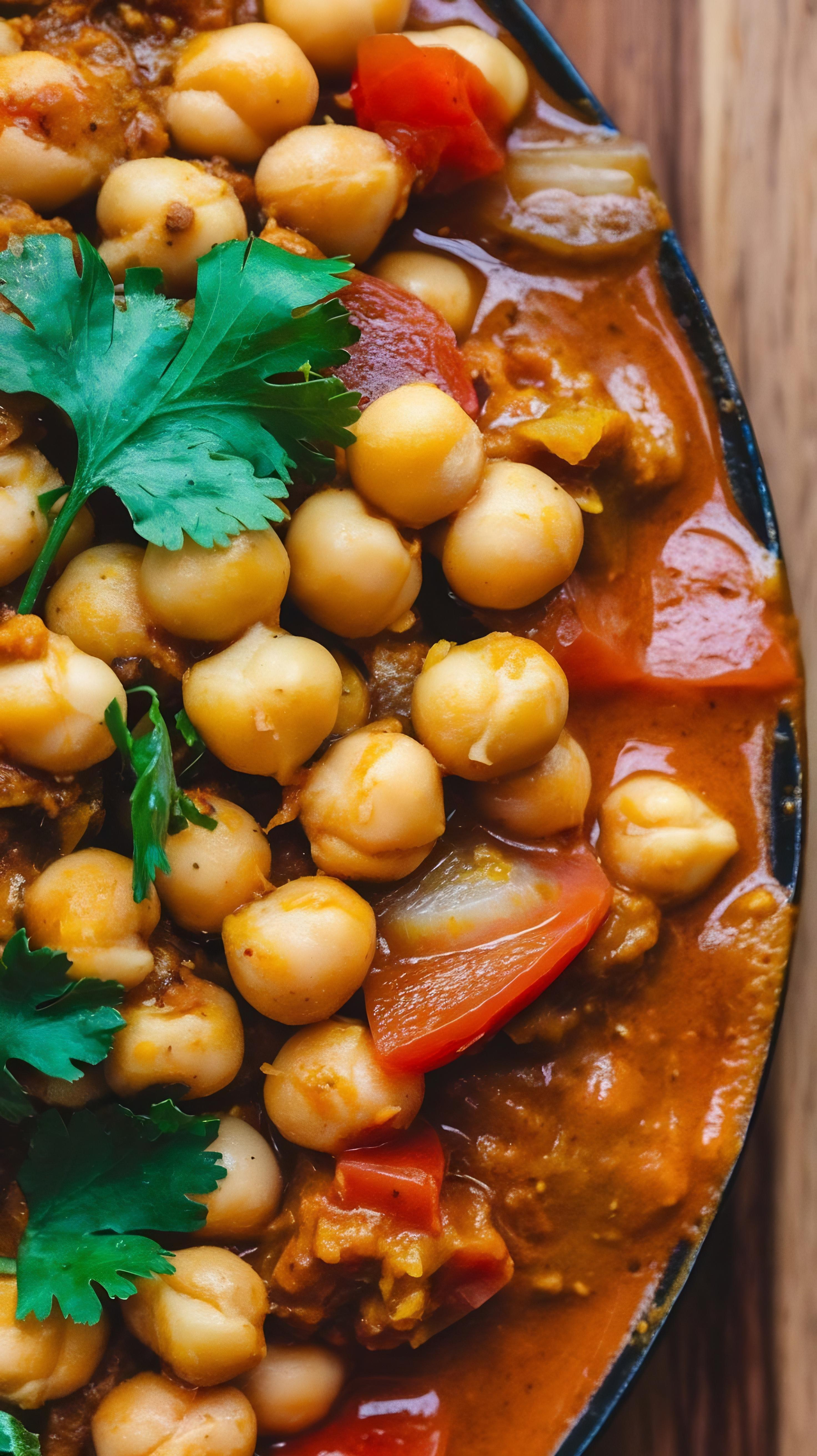 Overhead flat-lay of all ingredients for Roasted Ethiopian Chickpea and Butternut Squash Stew with Berbere Drizzle laid out on a kitchen surface.