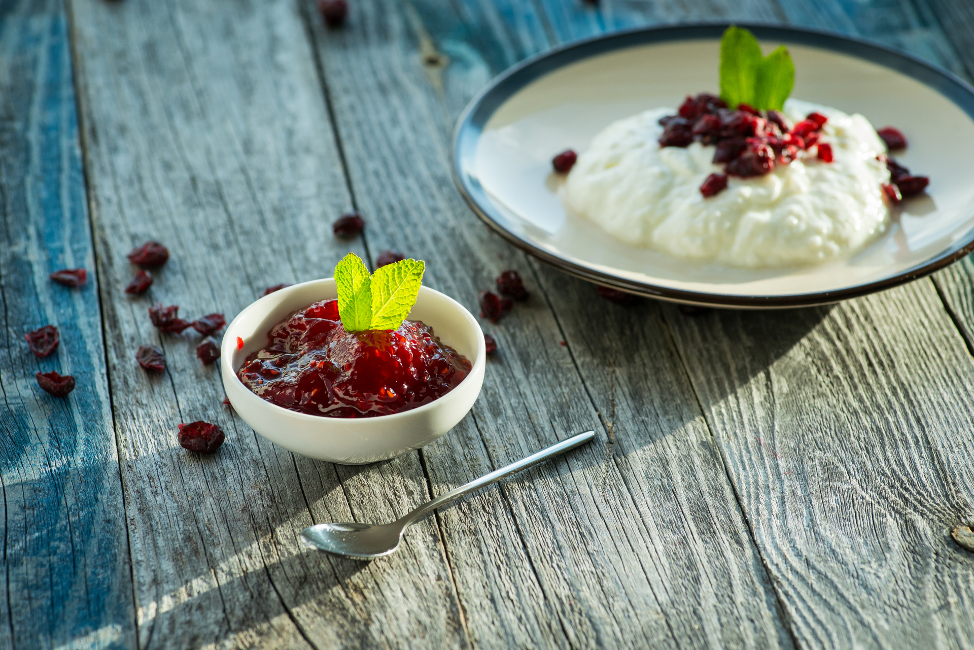 Saffron-Infused Icelandic Skyr with Lingonberry Compote