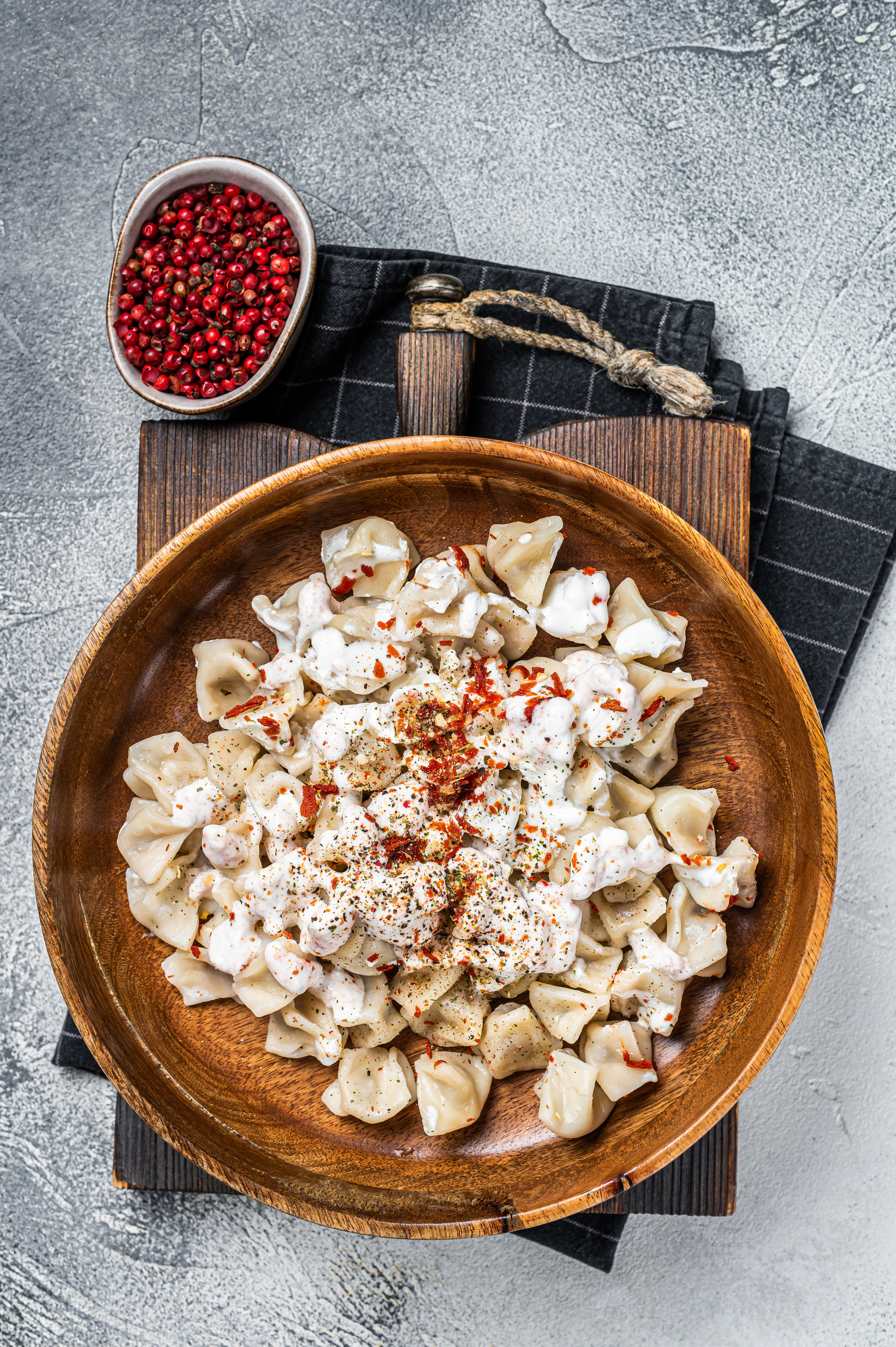Savory Armenian Manti with Garlic Yogurt and Sumac Butter