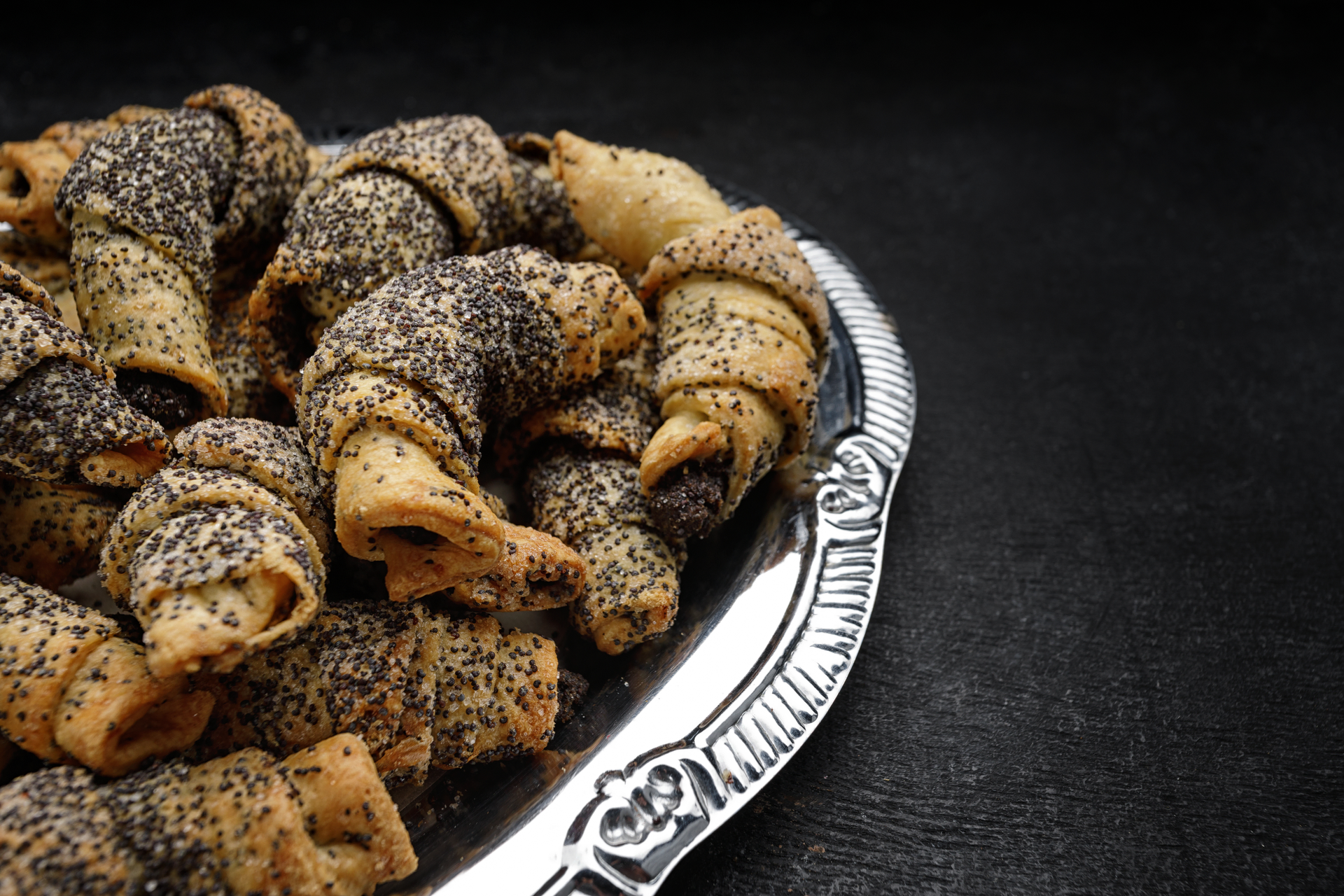 Overhead flat-lay of all ingredients for Savory Greek Pastelli with Black Sesame and Honey laid out on a kitchen surface.