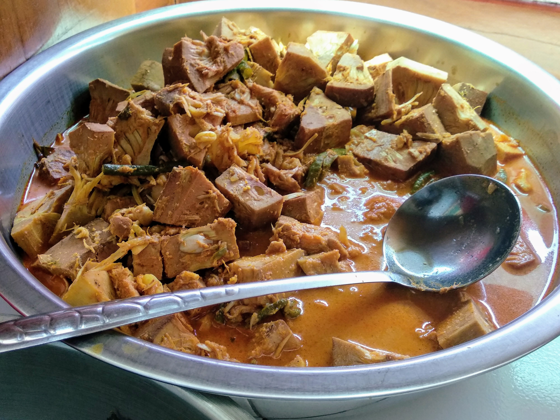 Savory Indonesian Gudeg with Jackfruit and Keluak
