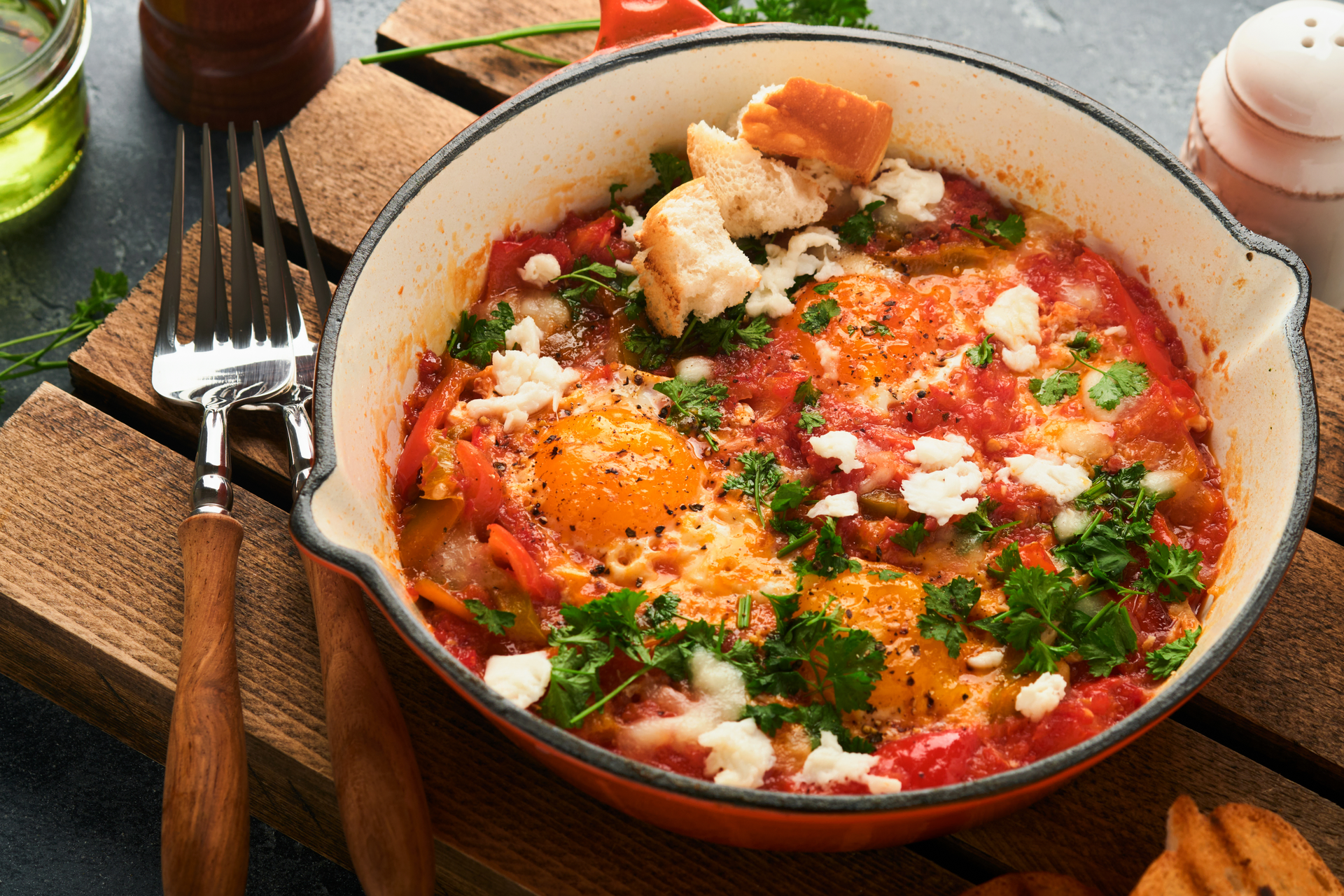 Smoky Basque Bacalao a la Vizcaina with Red Peppers