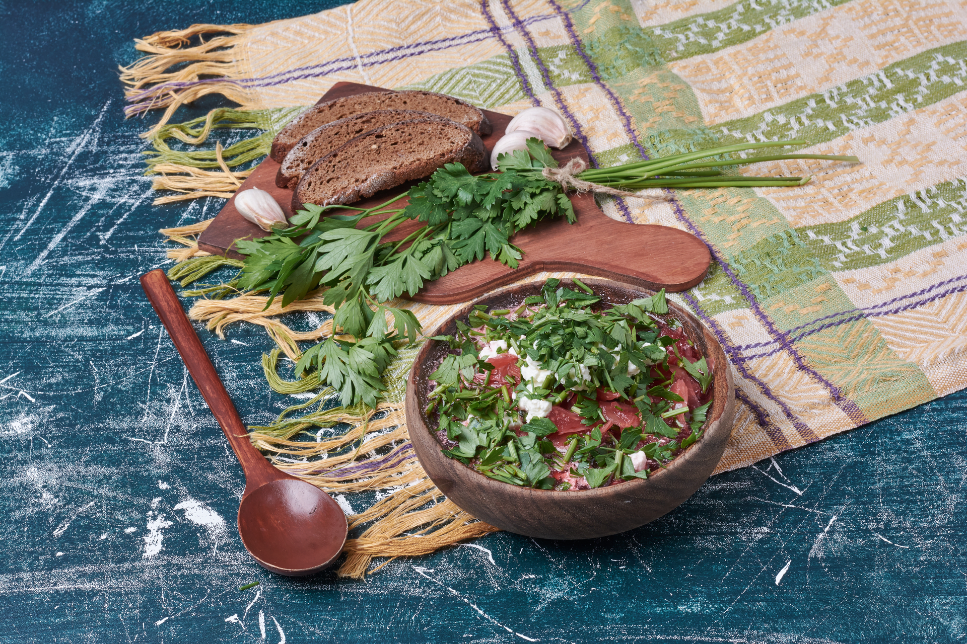 Smoky Georgian Lobio with Fresh Coriander and Garlic