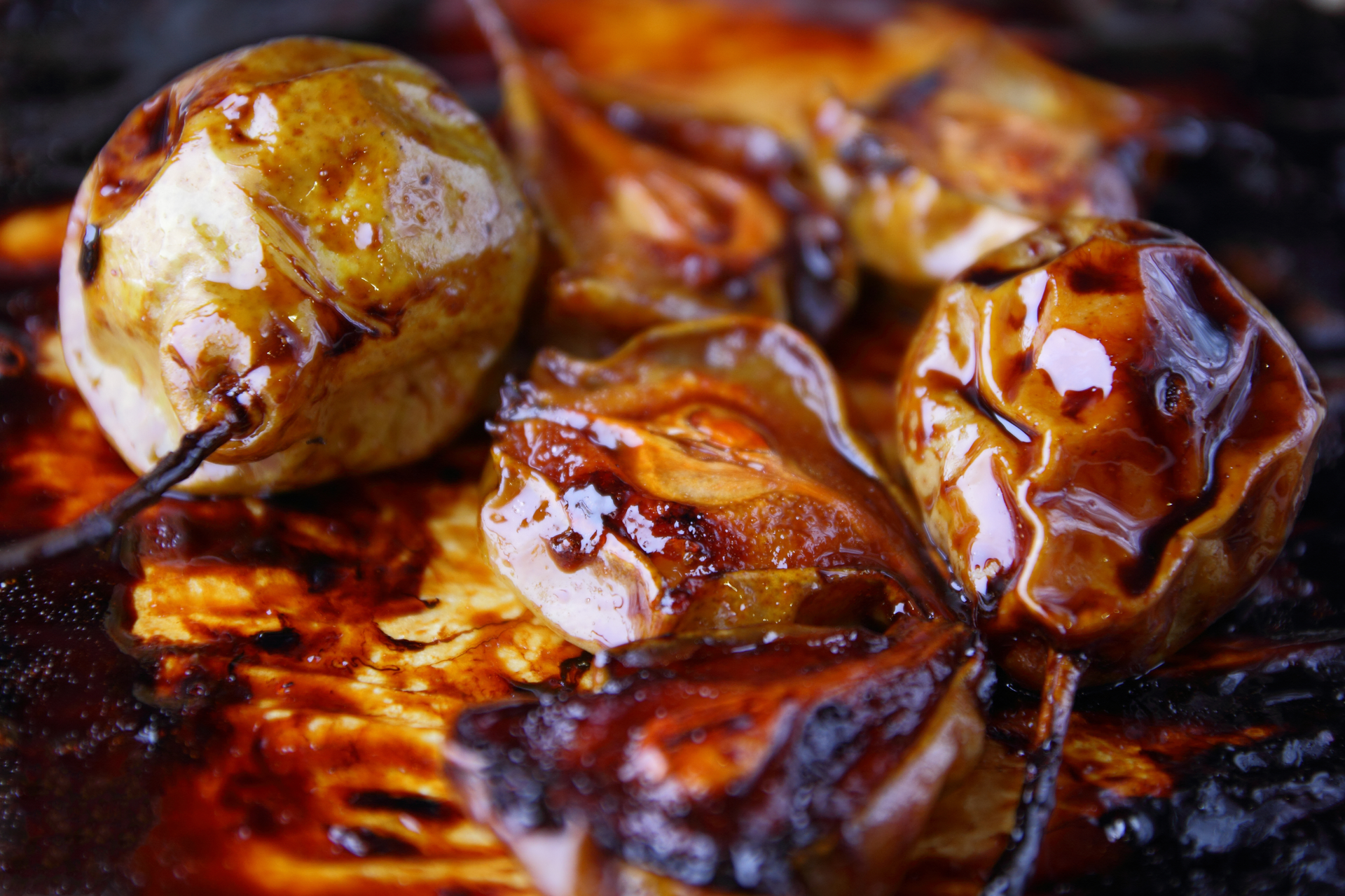 Overhead flat-lay of all ingredients for Smoky Jamaican Woodfire Pimento Chicken laid out on a kitchen surface.