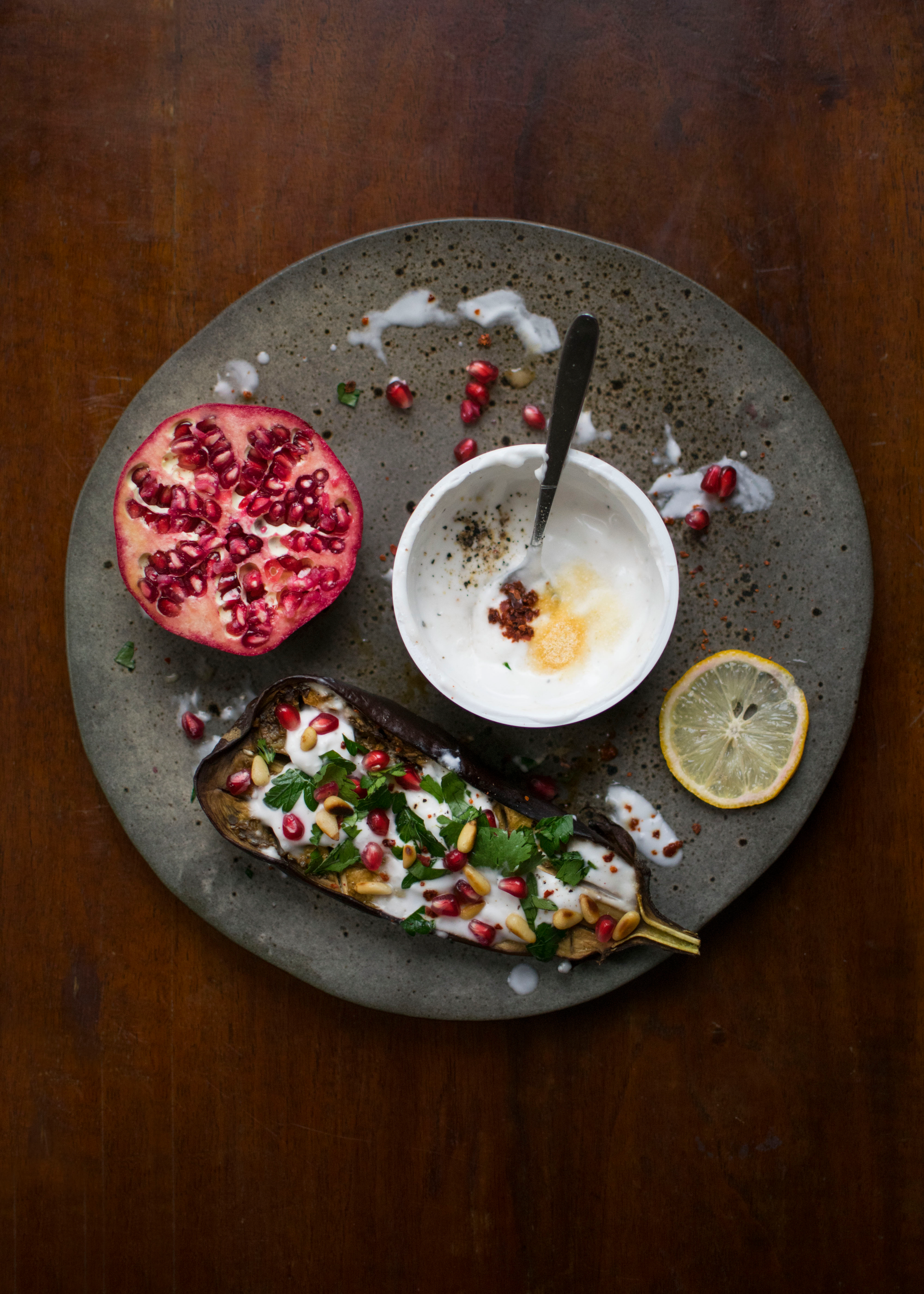 Spiced Balkan Ayran with Sumac and Cucumber — Beverage served and photographed from above