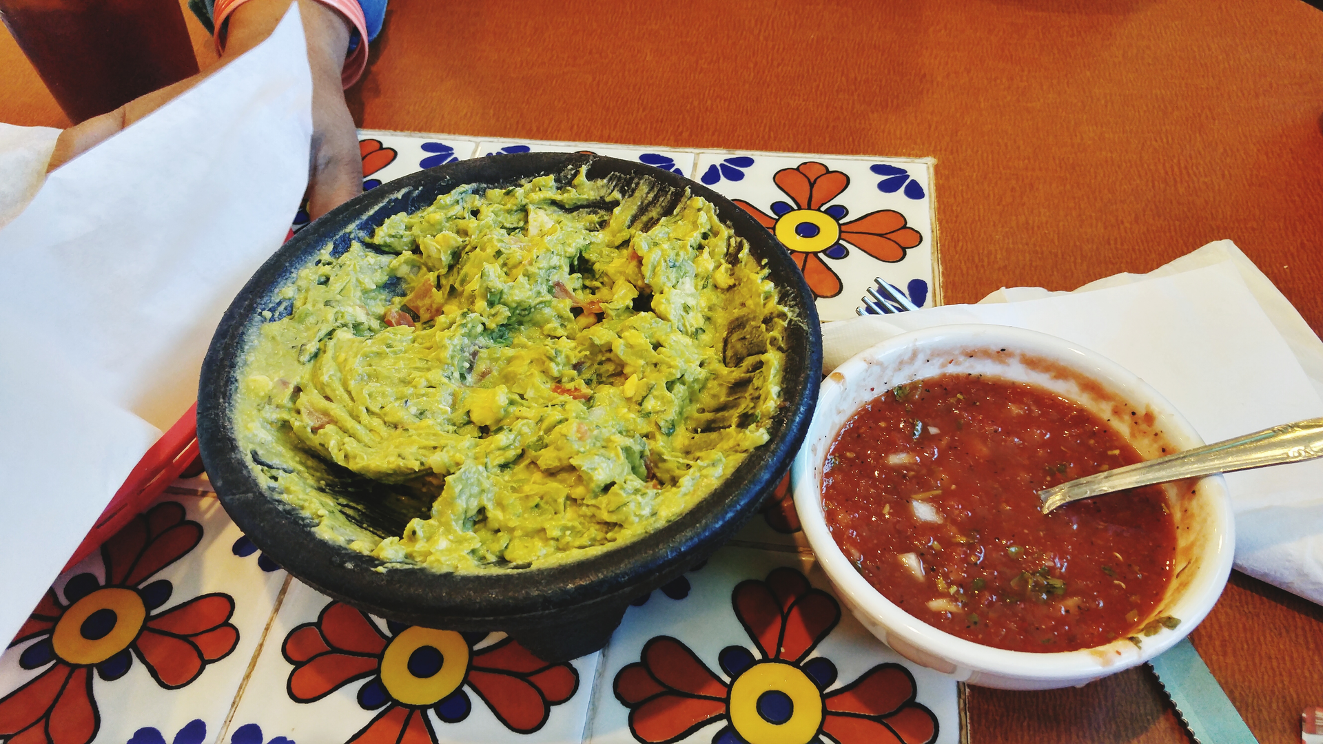 Spiced Guatemalan Hilachas with Cilantro Rice — Main Course served and photographed from above