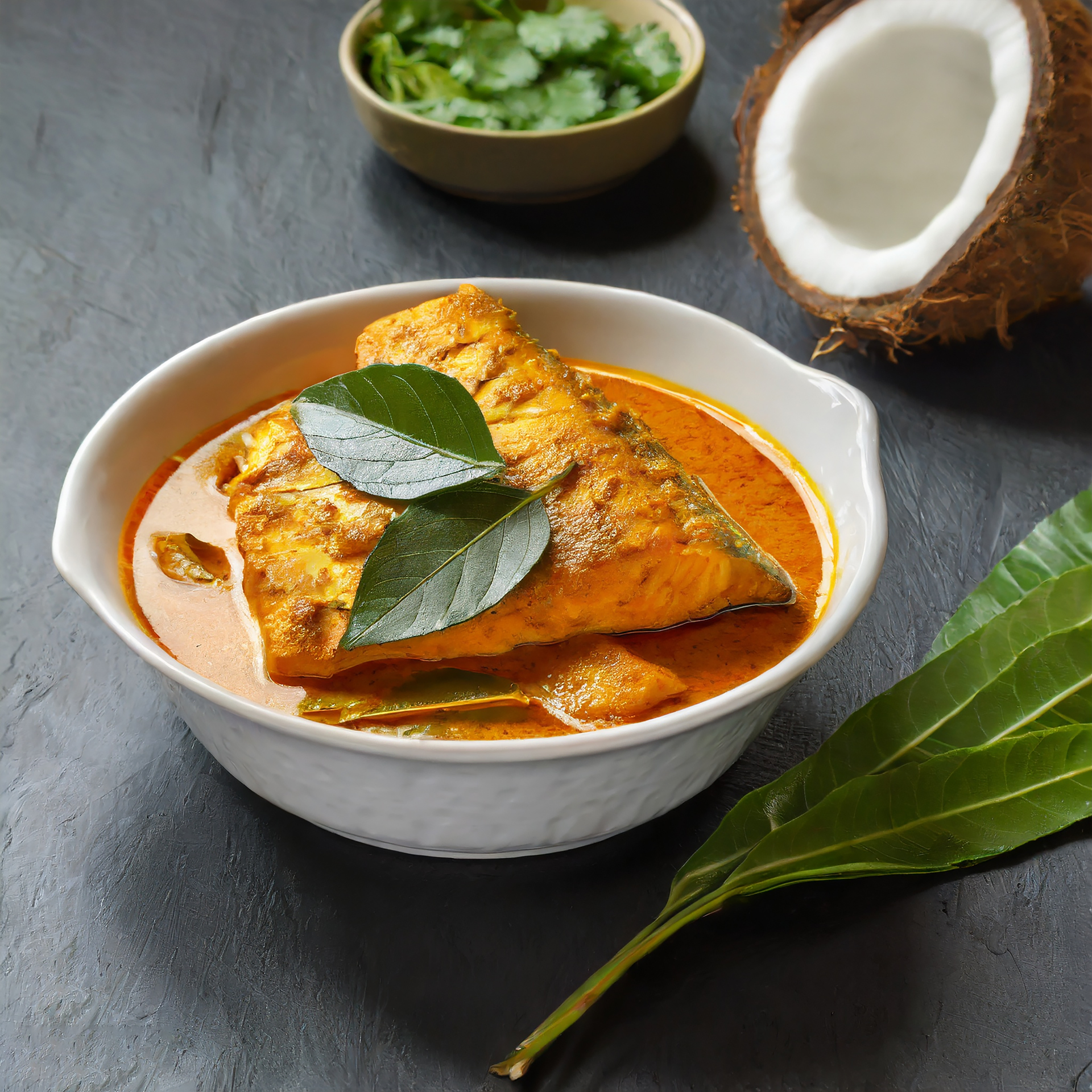Sri Lankan Seer Fish Curry with Coconut Tamarind Broth