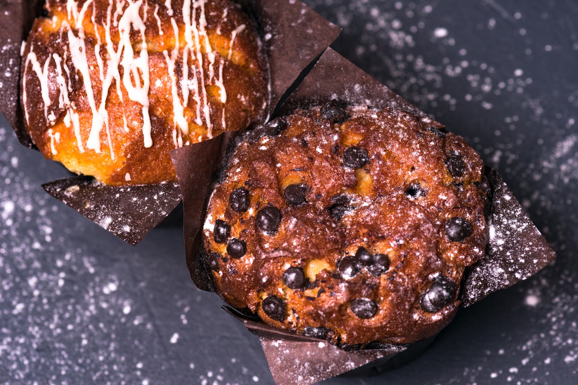 Overhead flat-lay of all ingredients for Sweet Scottish Black Bun with Spices and Dried Fruits laid out on a kitchen surface.