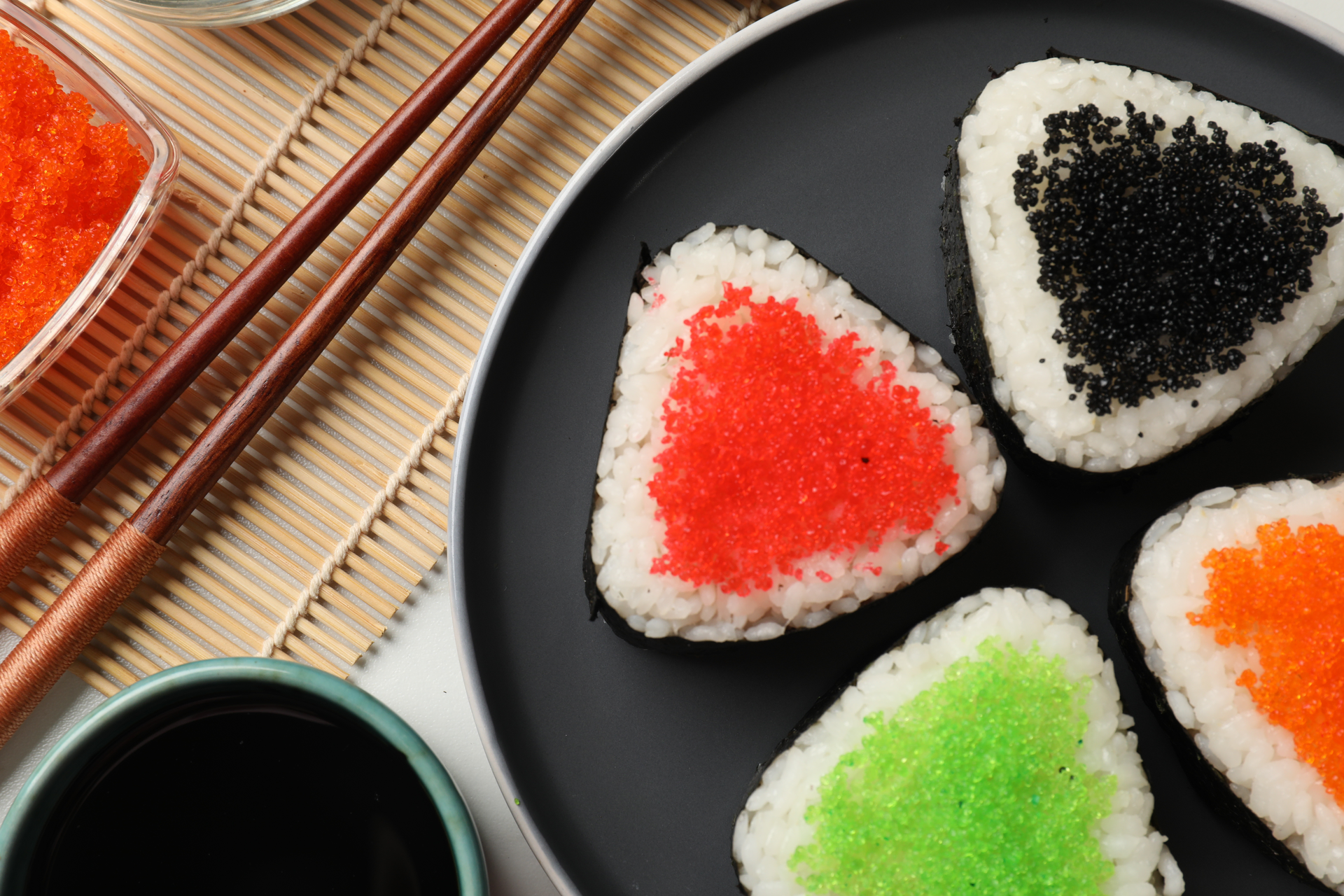 Tangy Japanese Umeboshi Onigiri with Seaweed Wrap