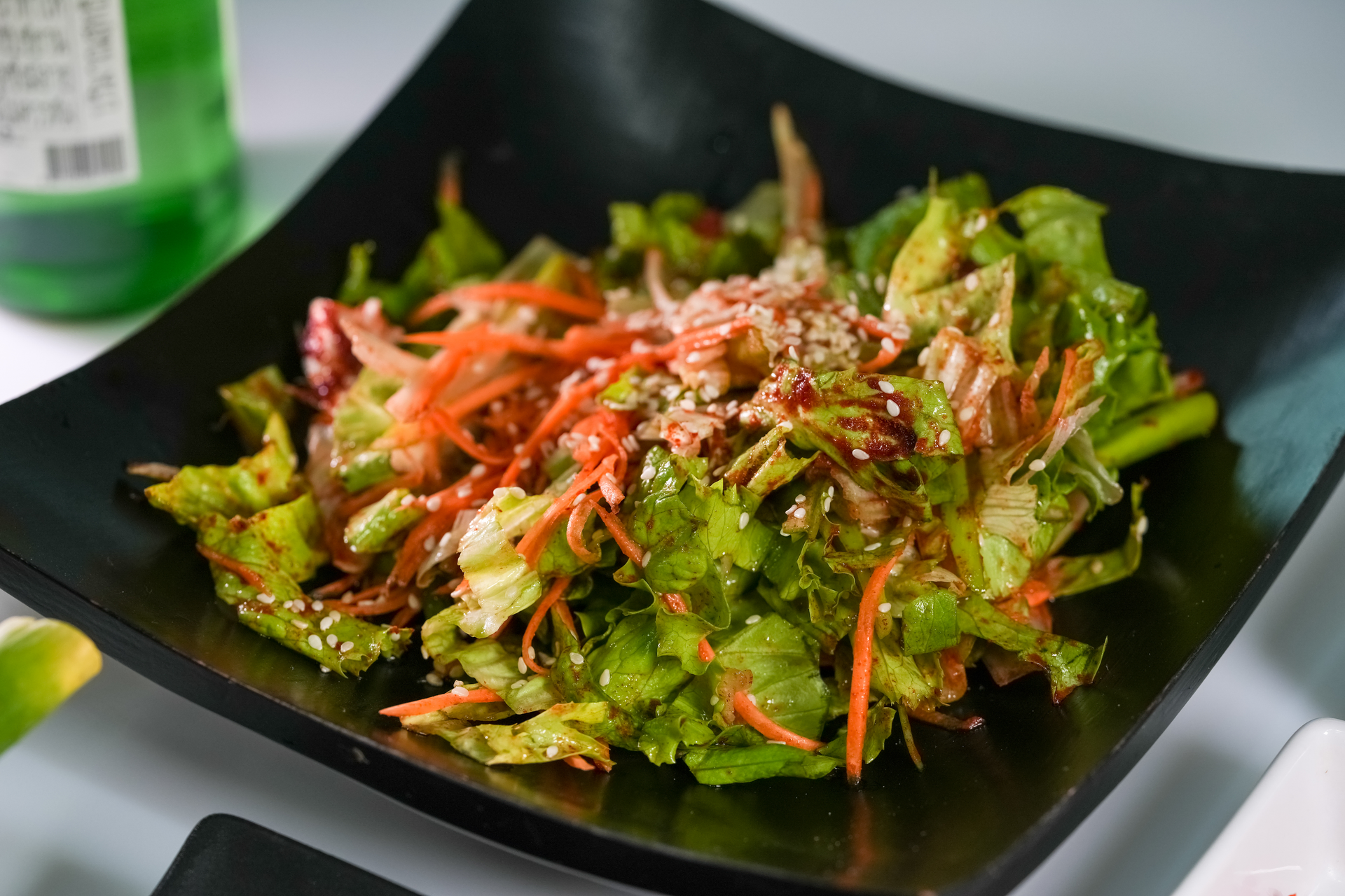 Tangy Korean Cucumber Kimchi Salad with Chili Flakes
