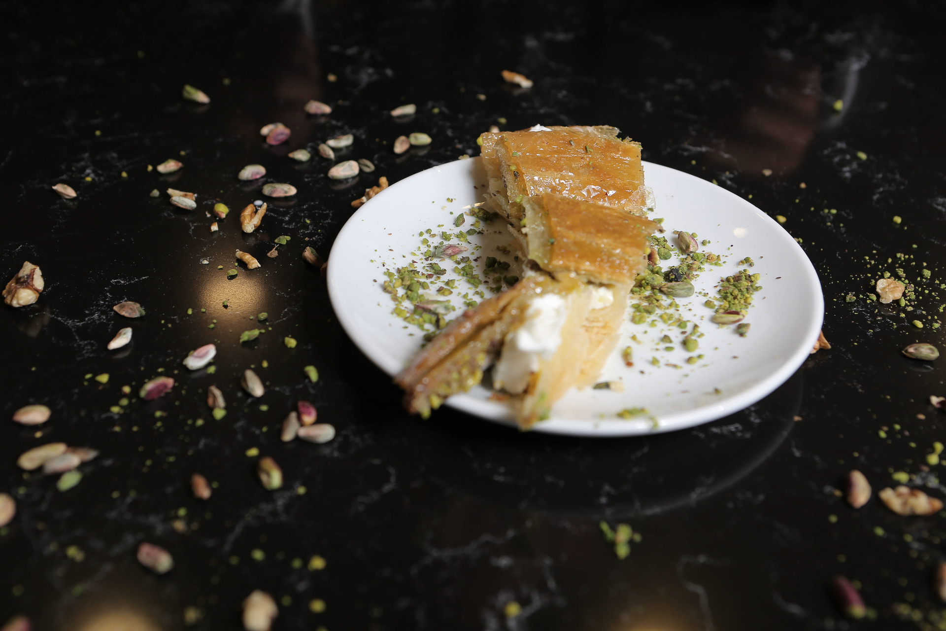 Turkish Pistachio Baklava with Lemon-Infused Syrup