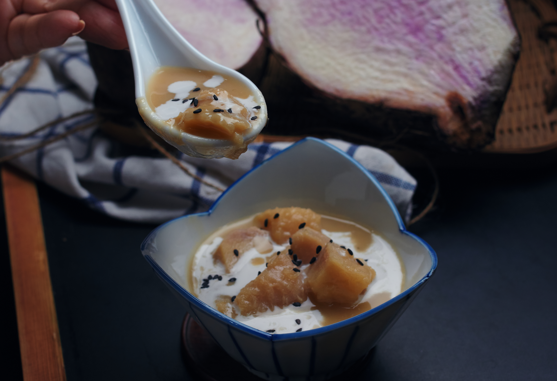 Velvety Vietnamese Chè Bà Ba with Taro and Cassava