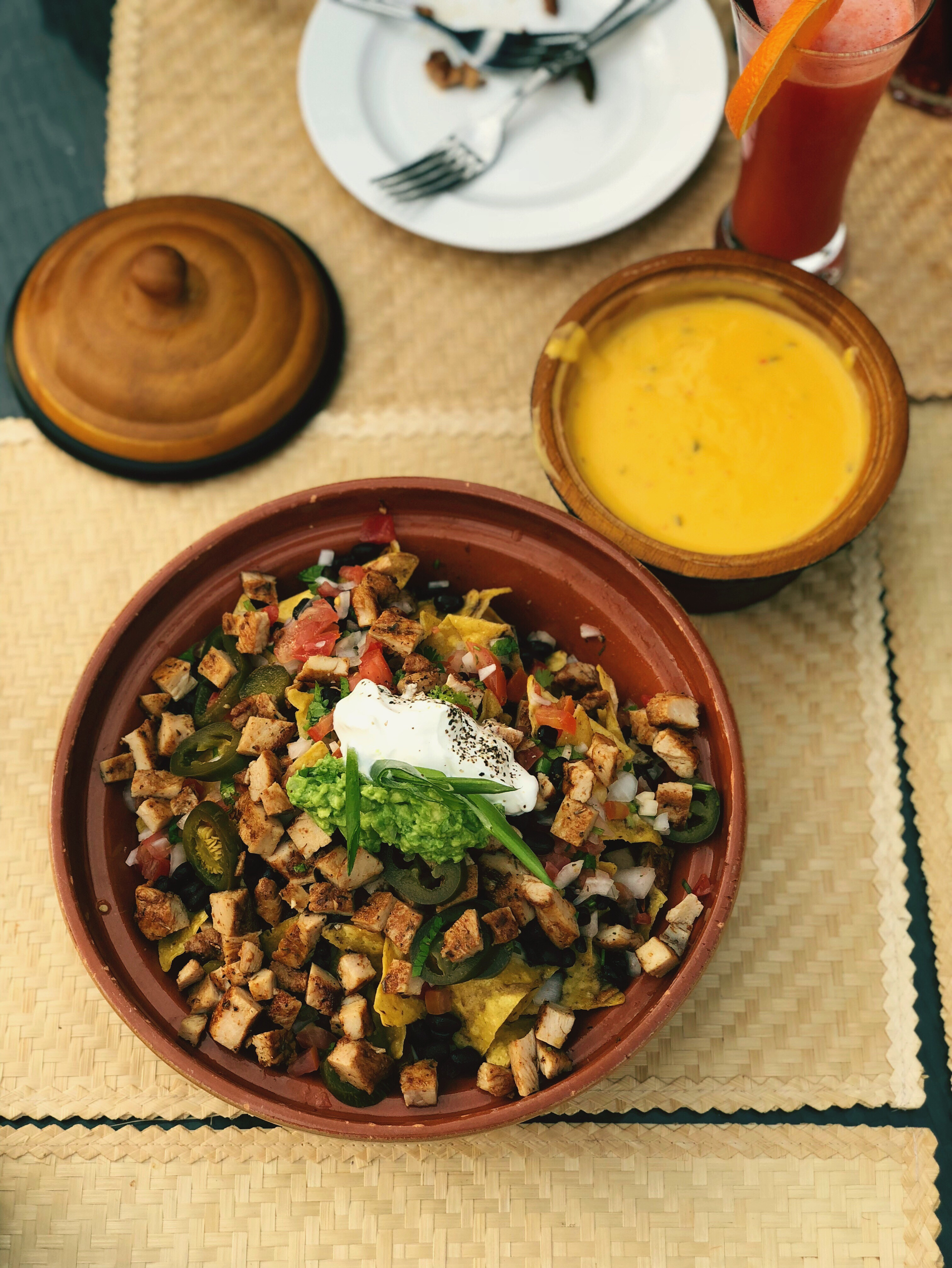 Zesty Cuban Picadillo with Green Olives and Raisins — Main Course served and photographed from above