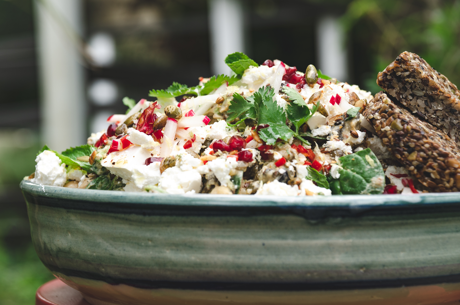 Zesty Italian Caponata with Ricotta Salata and Pine Nuts