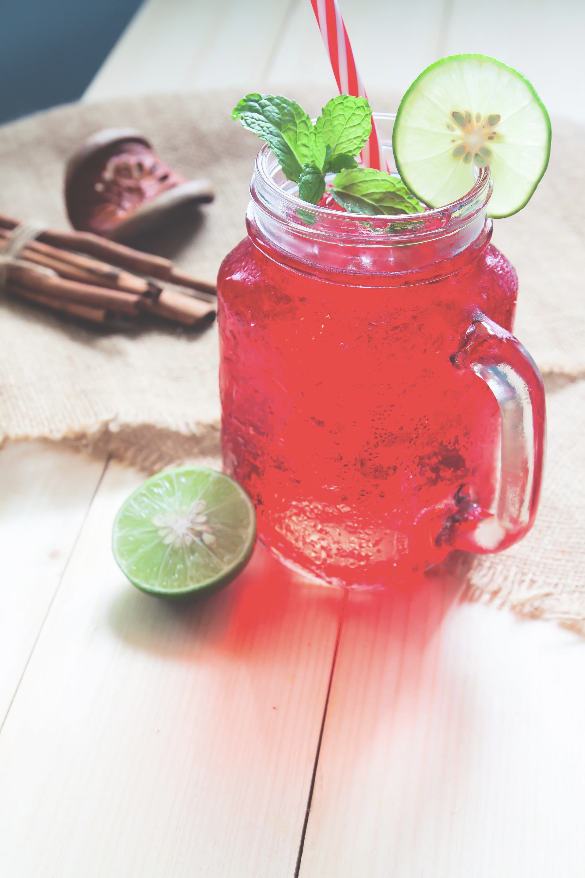 Zesty Mexican Agua de Jamaica with Hibiscus and Lime
